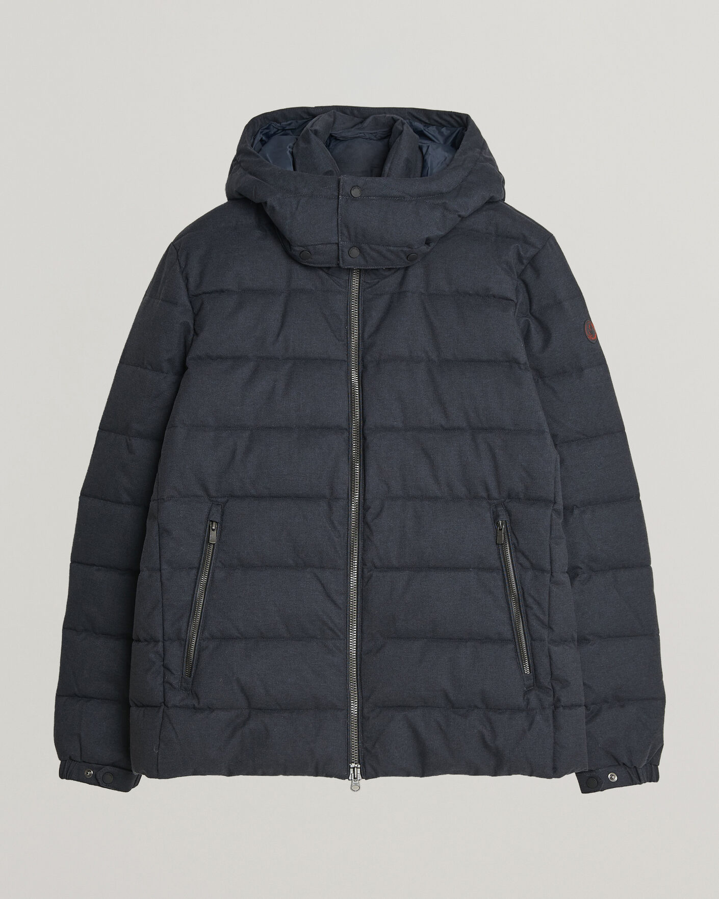 Herre | Jakker | Save The Duck | Constantin Padded Flannel Jacket Navy Blue Melange