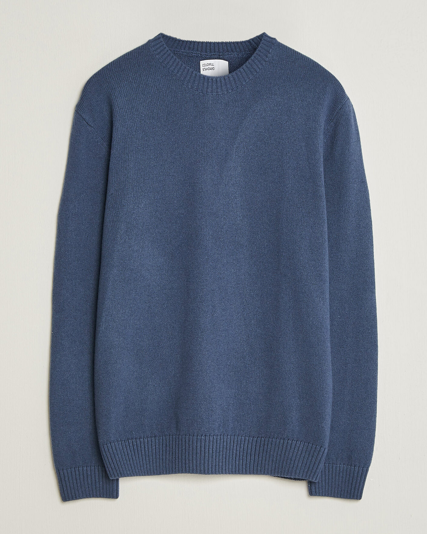 Herre | Trøjer | Colorful Standard | Classic Merino Wool Crew Neck Petrol Blue