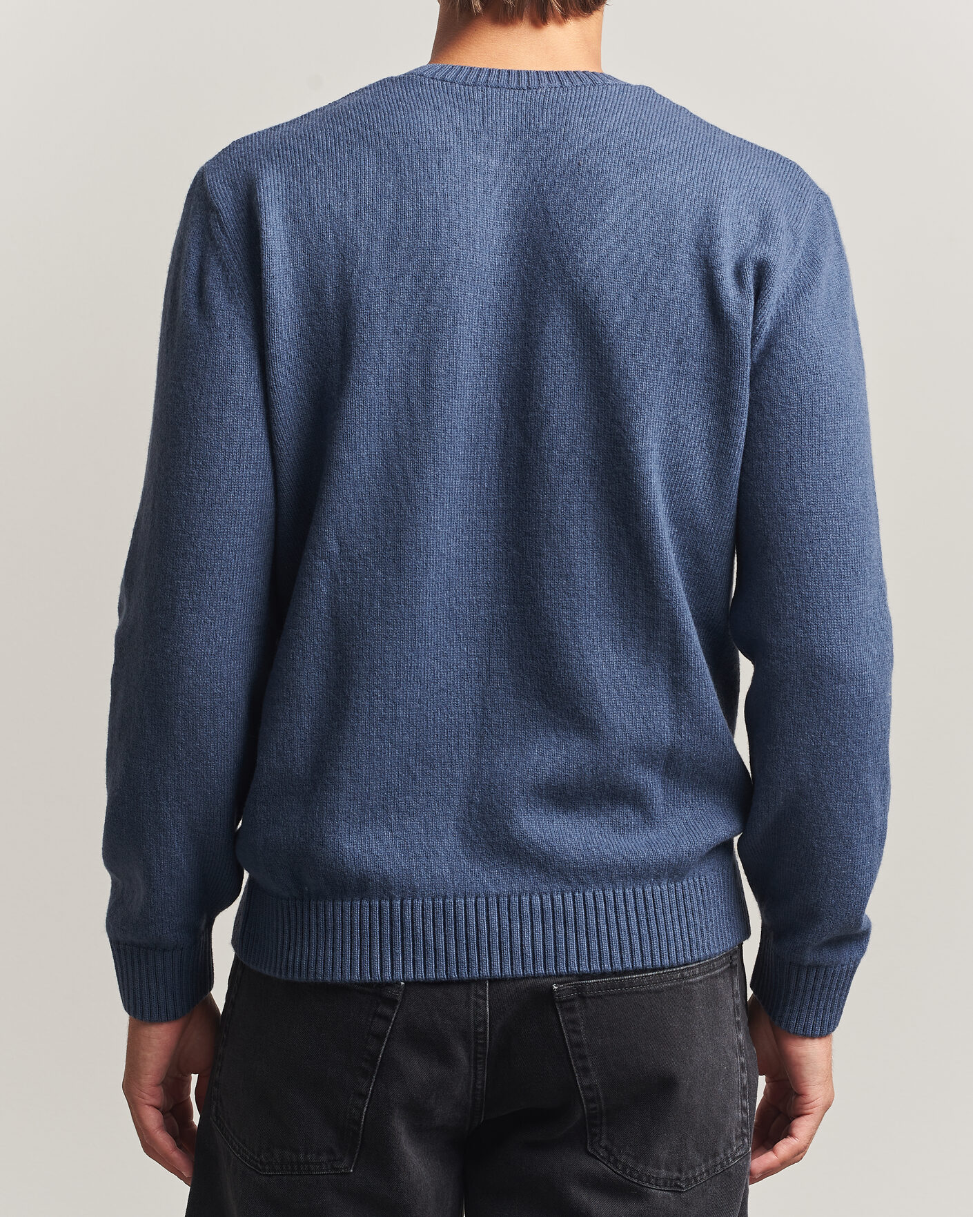 Herre | Trøjer | Colorful Standard | Classic Merino Wool Crew Neck Petrol Blue