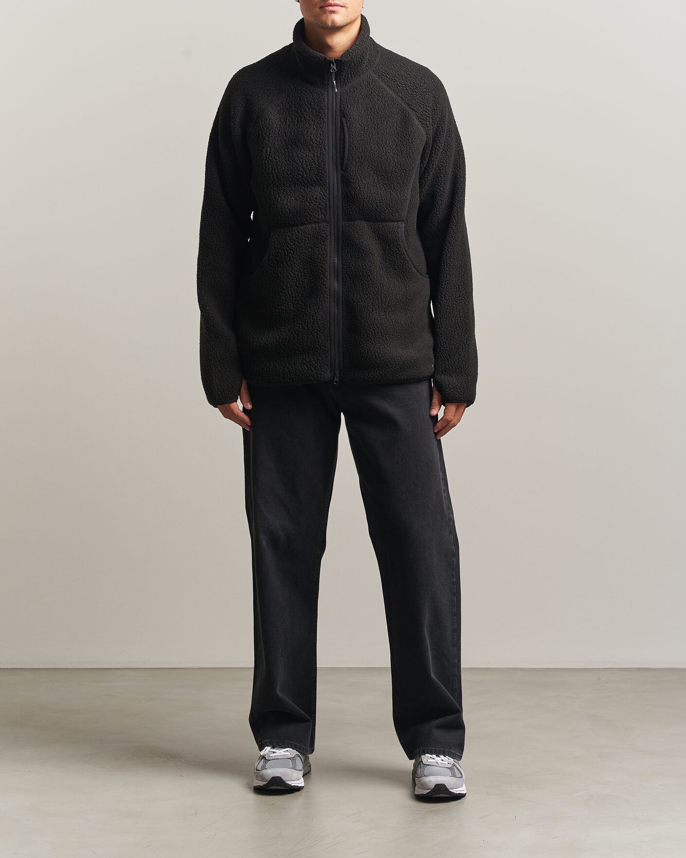 Herre | Jakker | Snow Peak | Thermal Boa Fleece Jacket Black