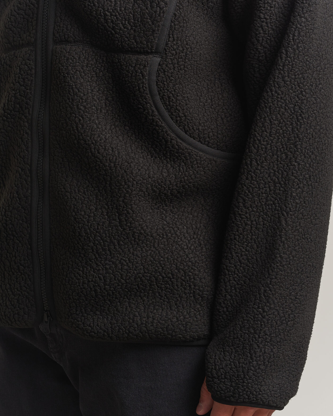 Herre | Jakker | Snow Peak | Thermal Boa Fleece Jacket Black