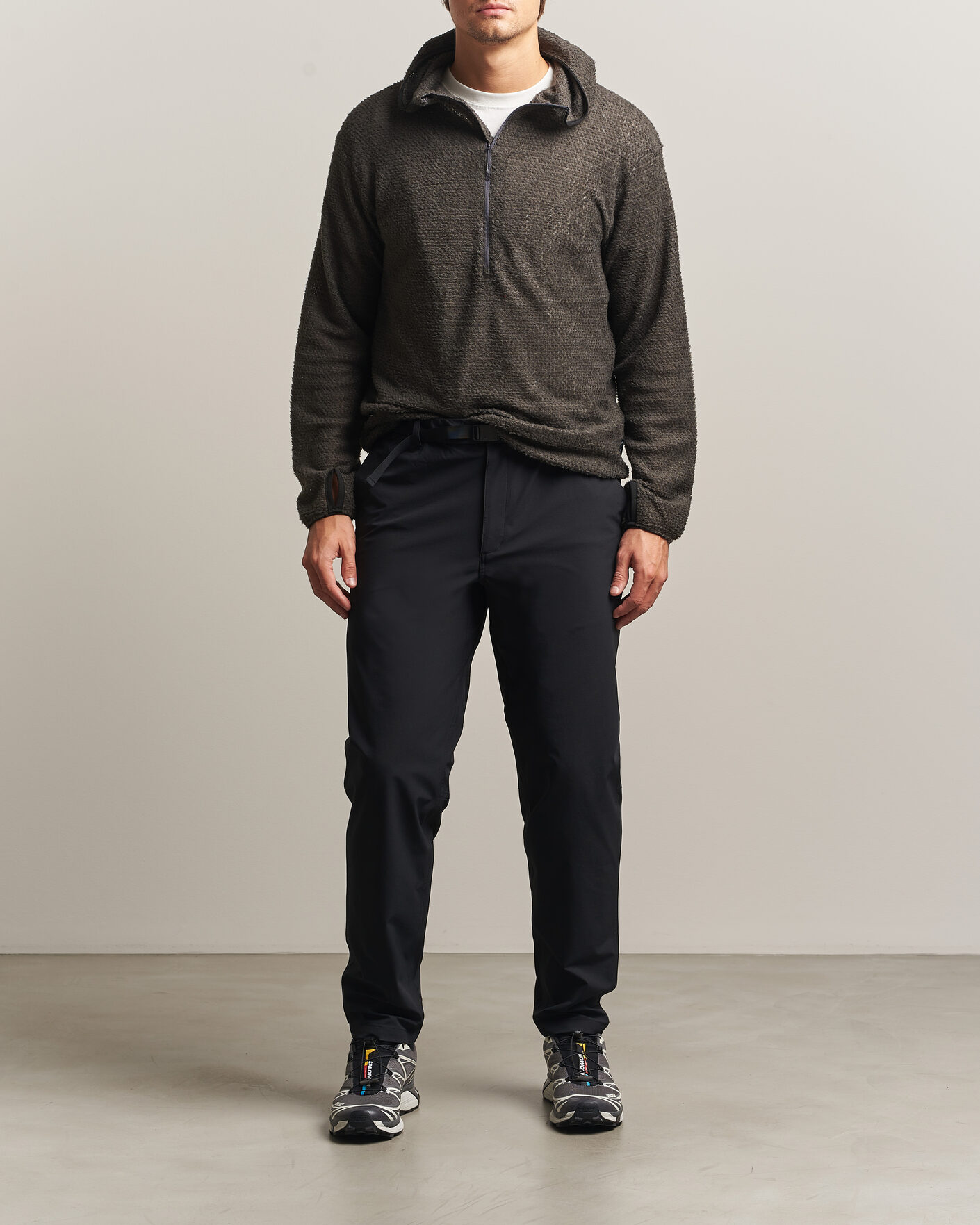 Herre | Trøjer | Snow Peak | Alpha Direct 90 Hoodie Charcoal