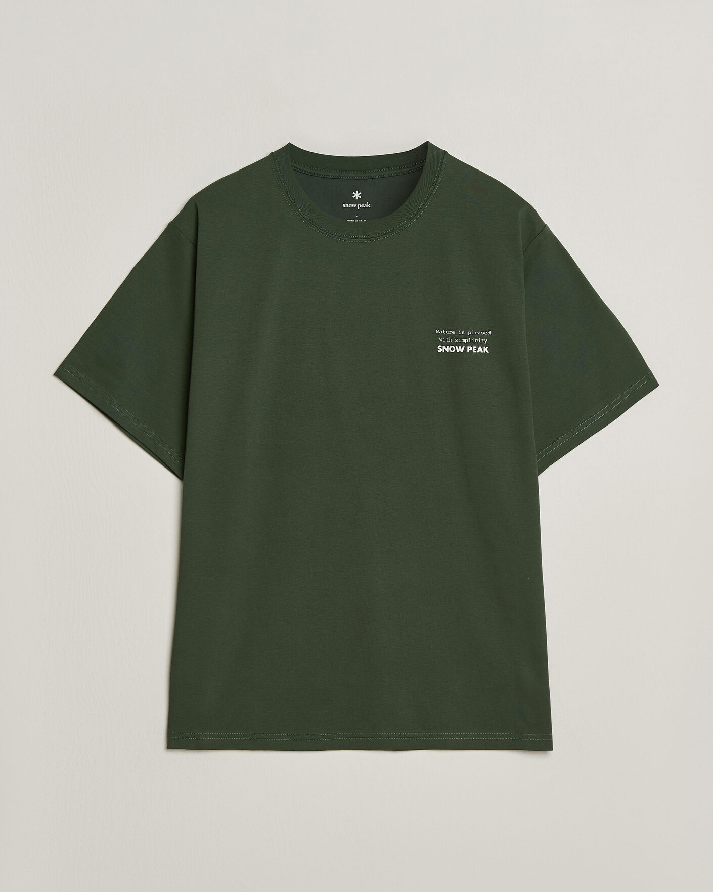 Herre | T-Shirts | Snow Peak | Elemental Balance T-Shirt Dark Green