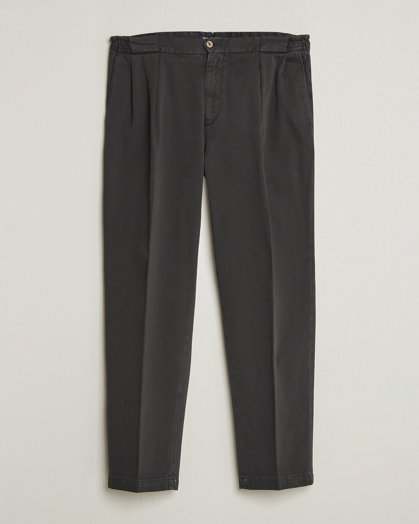 Herre | Bukser | Briglia 1949 | Portobello Loose Fit Cotton Trousers Dark Grey