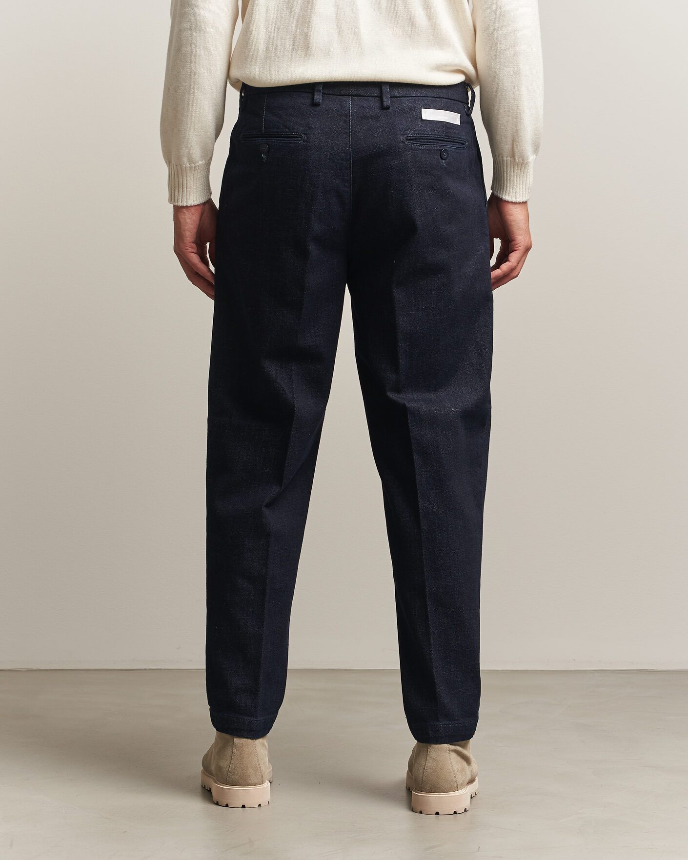 Herre | Bukser | Briglia 1949 | Portobello Loose Fit Denim Trousers Dark Blue