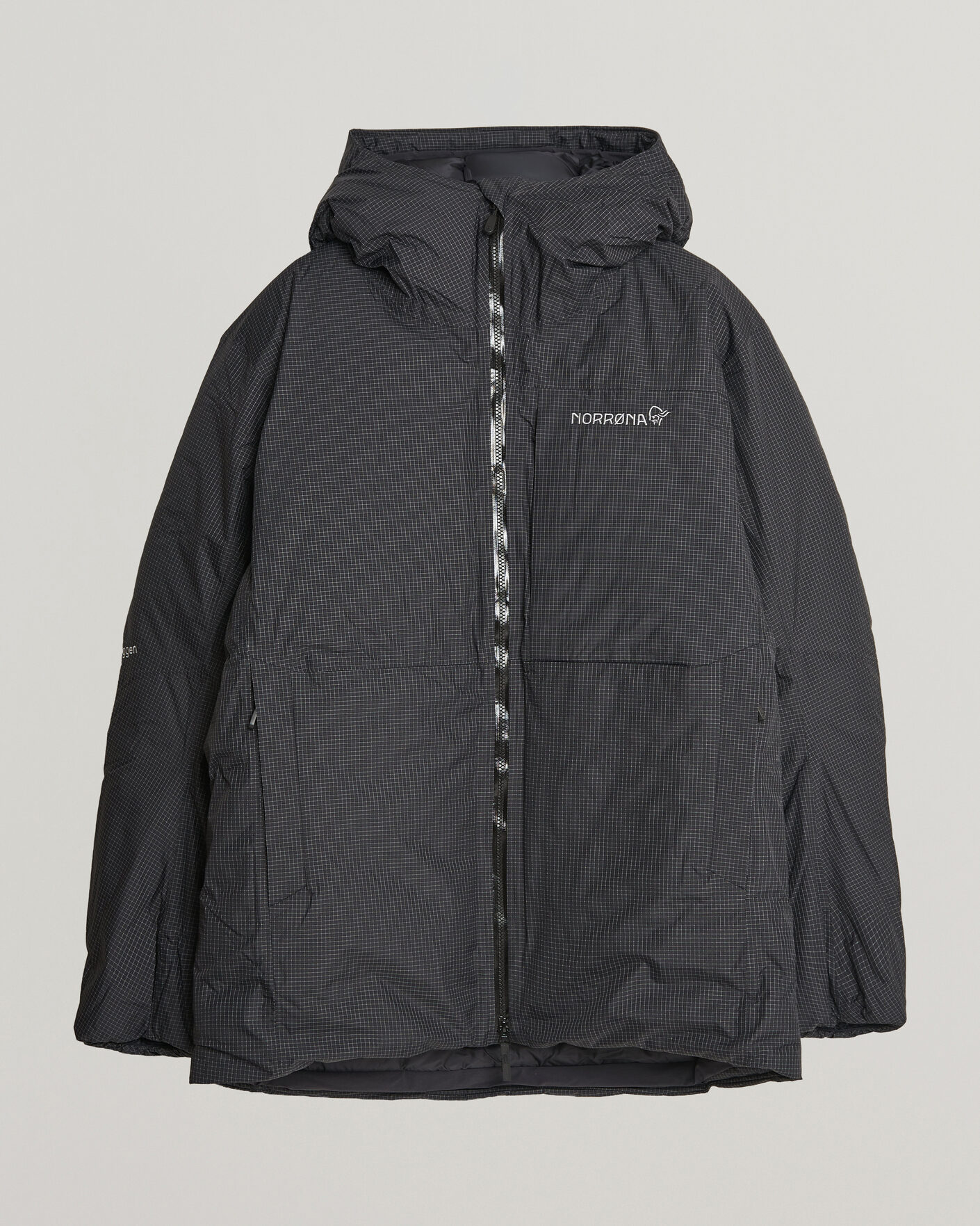 Herre | Jakker | Norrøna | Trollveggen dri2 Down 800 Zip Hood Caviar Black