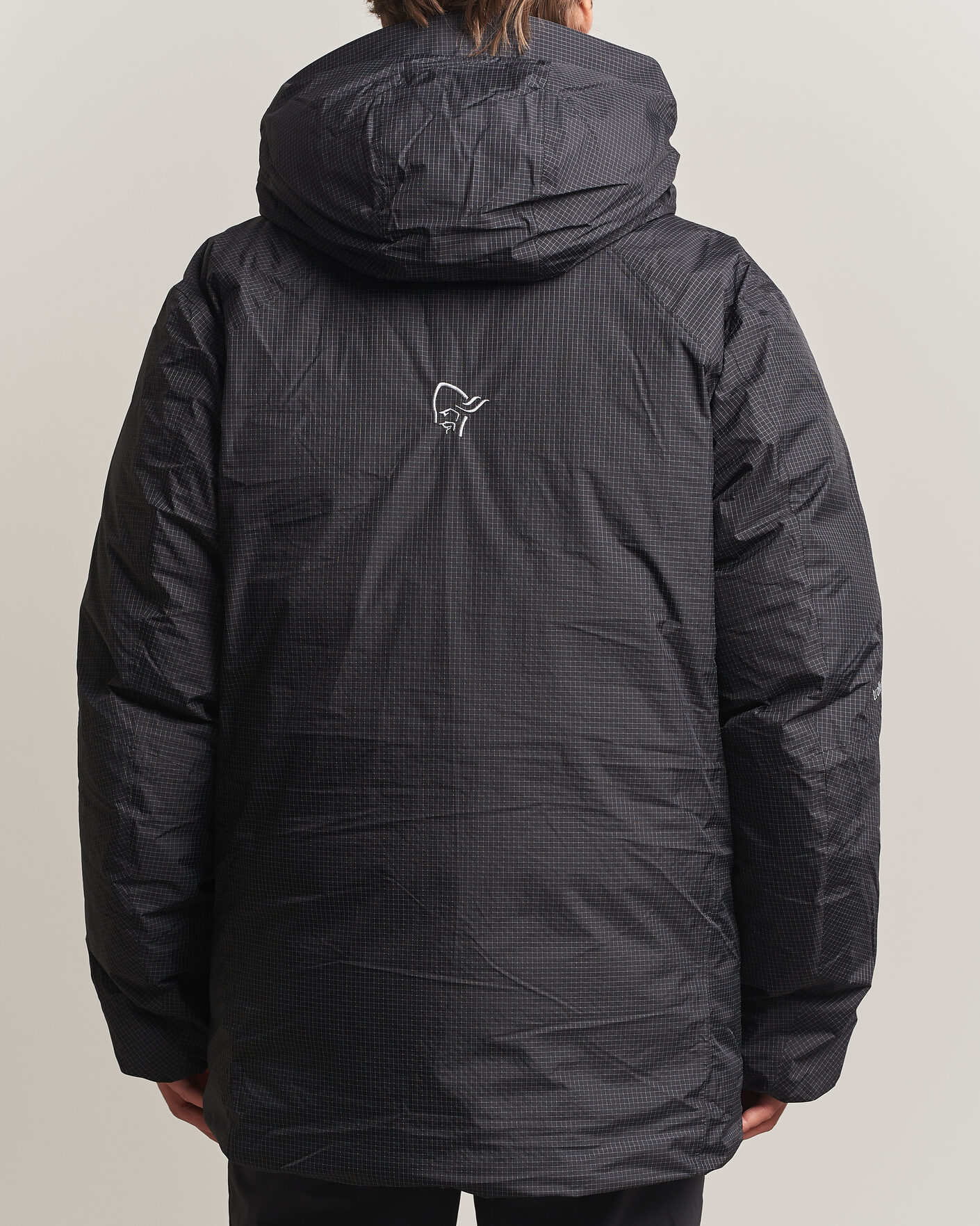 Herre | Jakker | Norrøna | Trollveggen dri2 Down 800 Zip Hood Caviar Black
