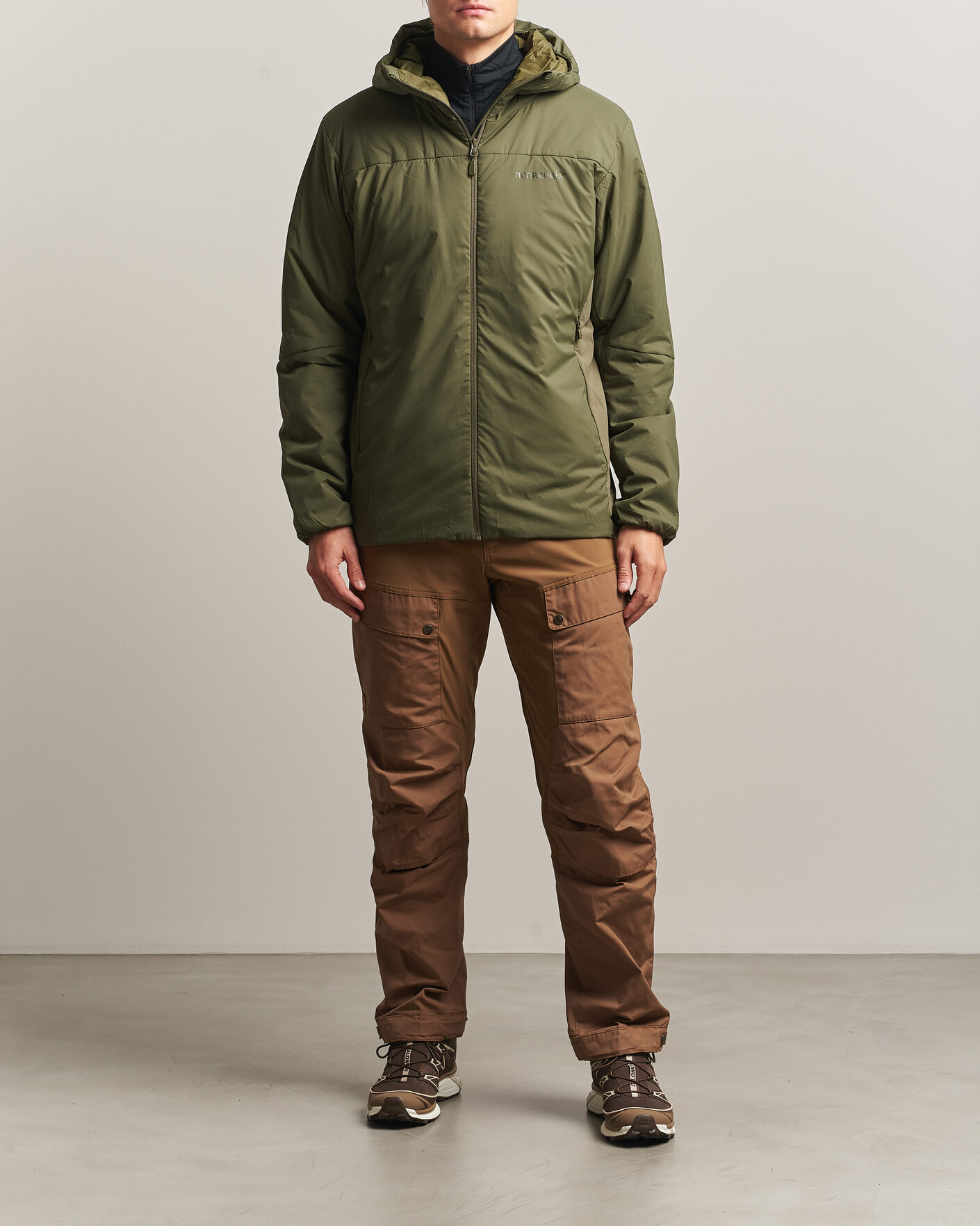 Herre | Jakker | Norrøna | Femund Thermo Zip Hood Olive Night