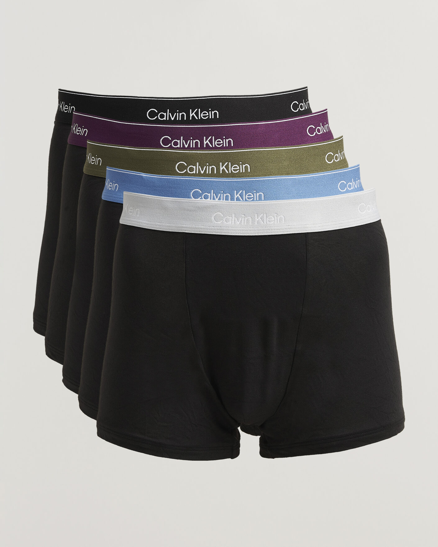 Herre | Undertøj | Calvin Klein | 5-Pack Icon Cotton Stretch Relaxed Trunk Black