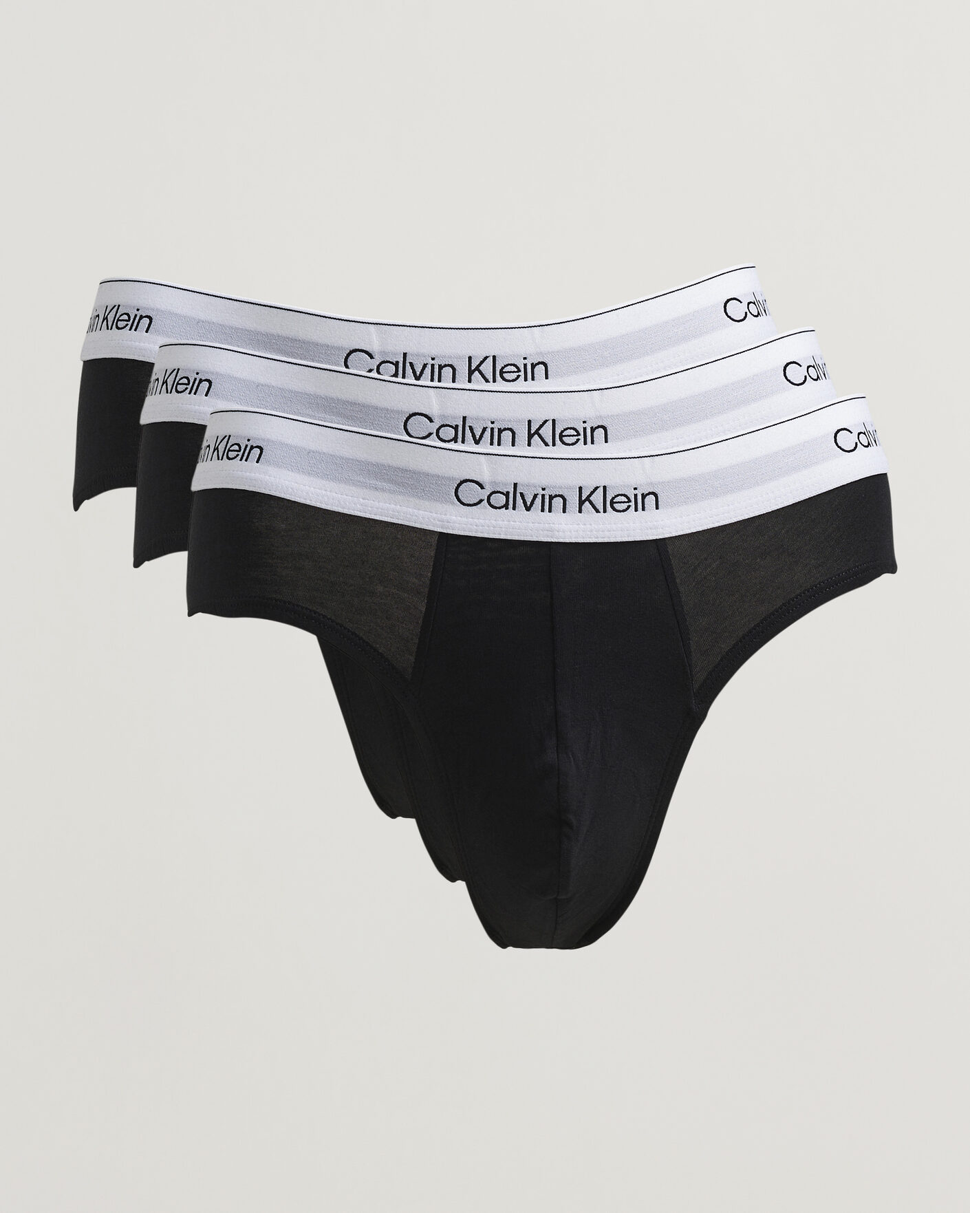 Herre | Undertøj | Calvin Klein | 3-Pack Icon Cotton Stretch Hip Brief Black