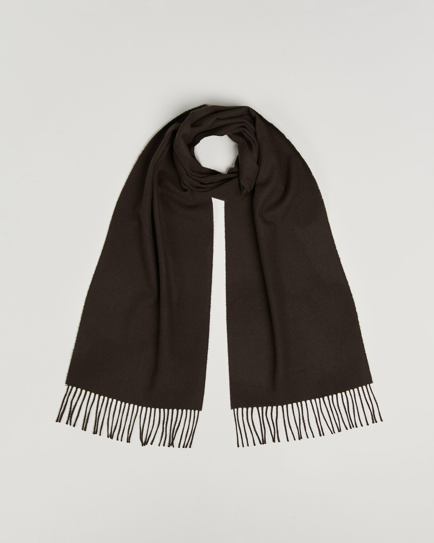 Herre | Halstørklæder | Gant | Wool Scarf Shadow Brown