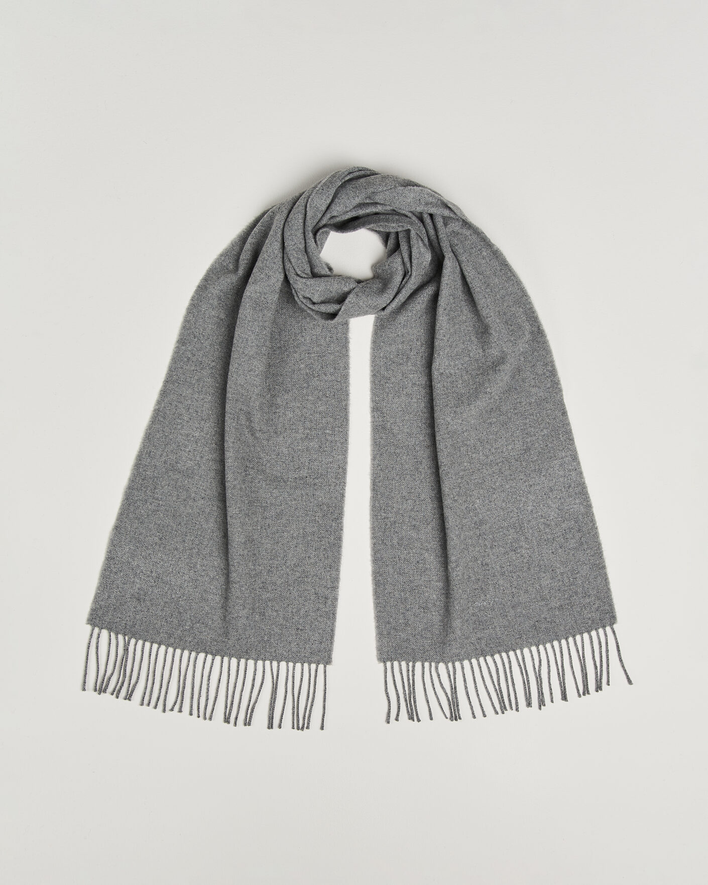 Herre | Halstørklæder | Gant | Wool Scarf Mid Grey