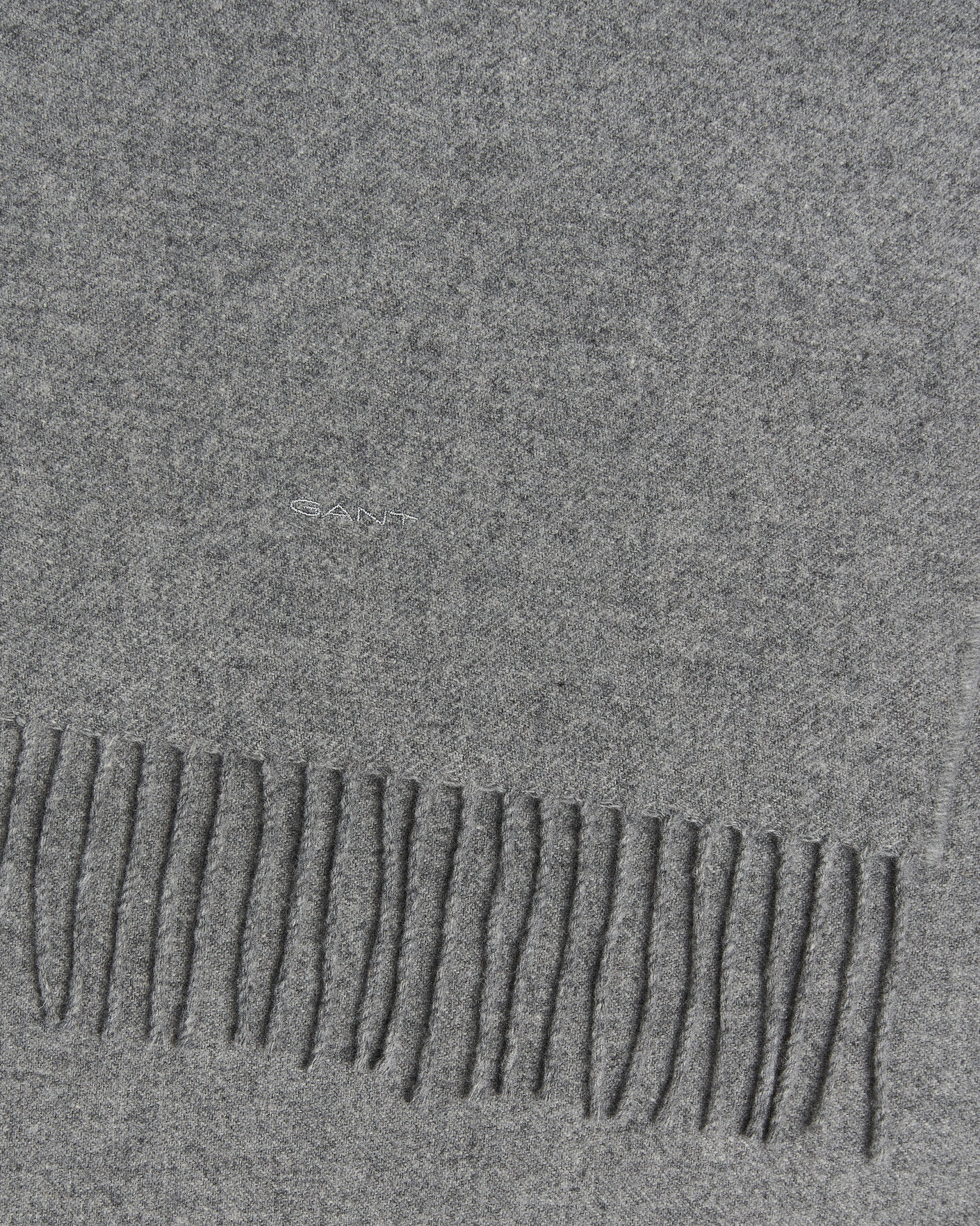 Herre | Halstørklæder | Gant | Wool Scarf Mid Grey