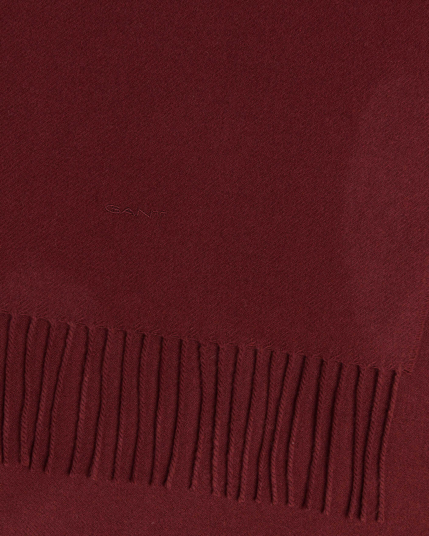 Herre | Halstørklæder | Gant | Wool Scarf Deep Grape Wine