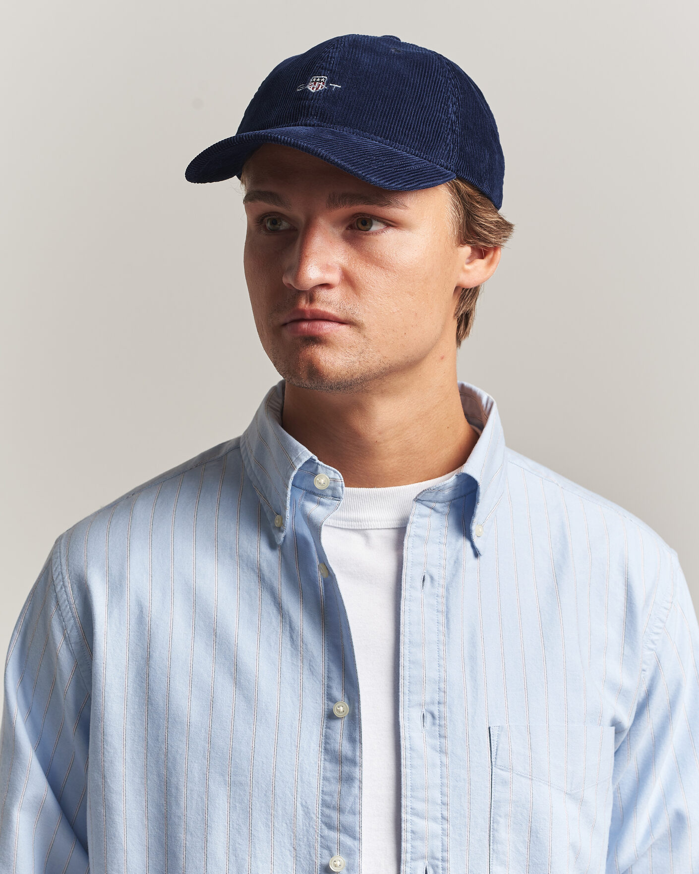 Herre | Hatte & kasketter | Gant | Corduroy Cap Marine