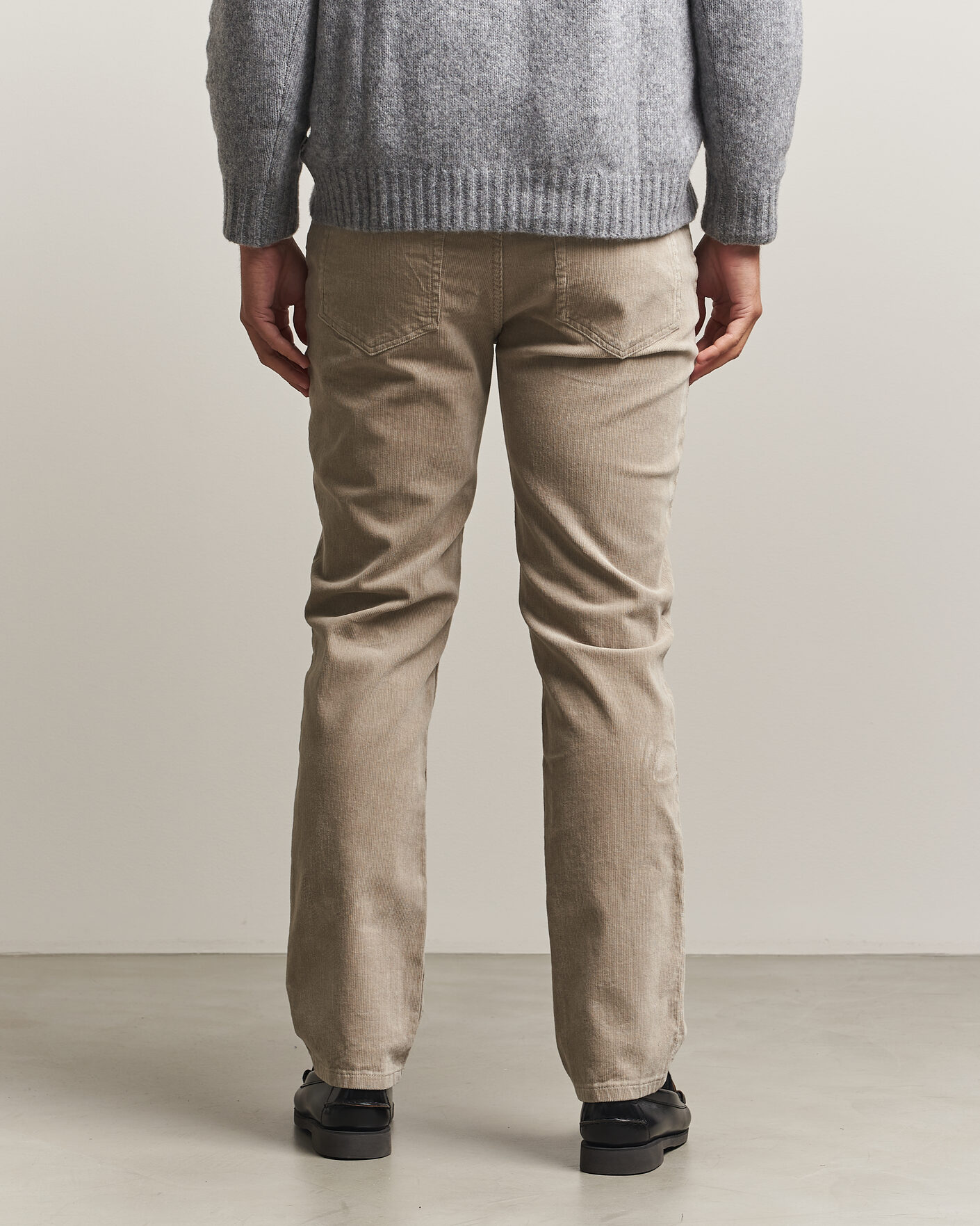 Herre | Bukser | Gant | Regular Fit Corduroy 5-Pocket Pants Mist Taupe