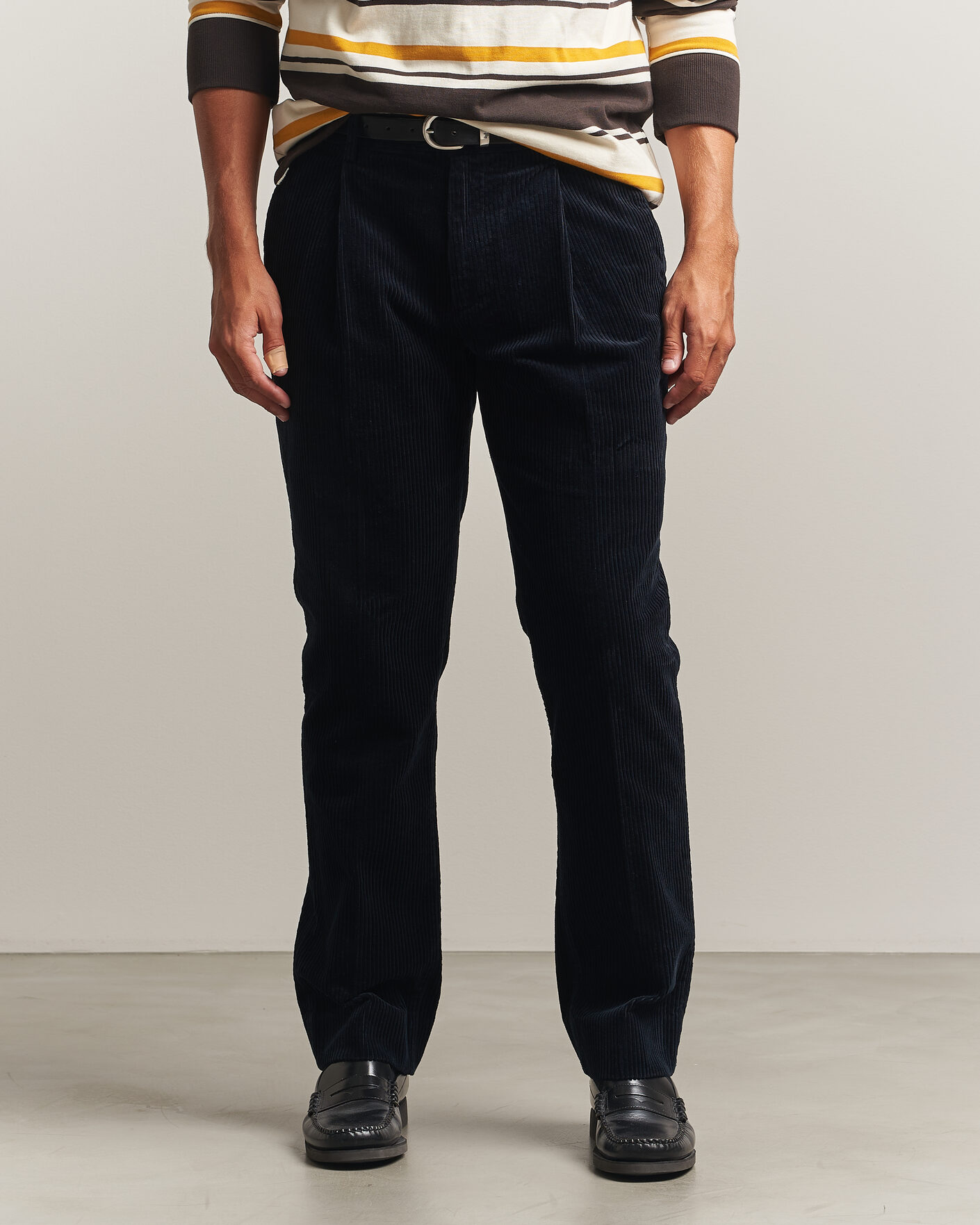 Herre | Bukser | Gant | Corduroy Trousers Evening Blue