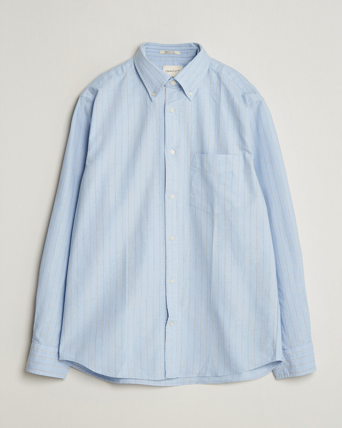 Herre | Skjorter | Gant | Regular Fit Archive Oxford Striped Shirt Clear Sky