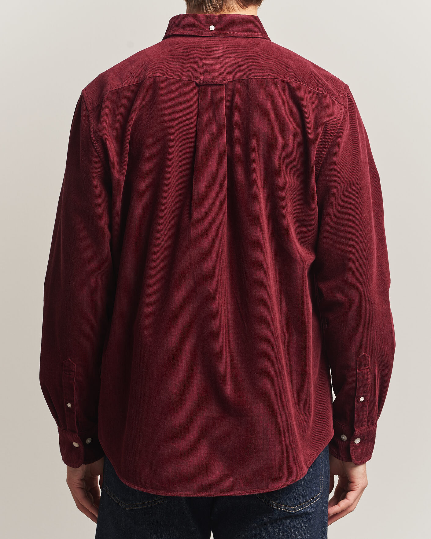 Herre | Skjorter | Gant | Regular Fit Corduroy Shirt Deep Grape Wine