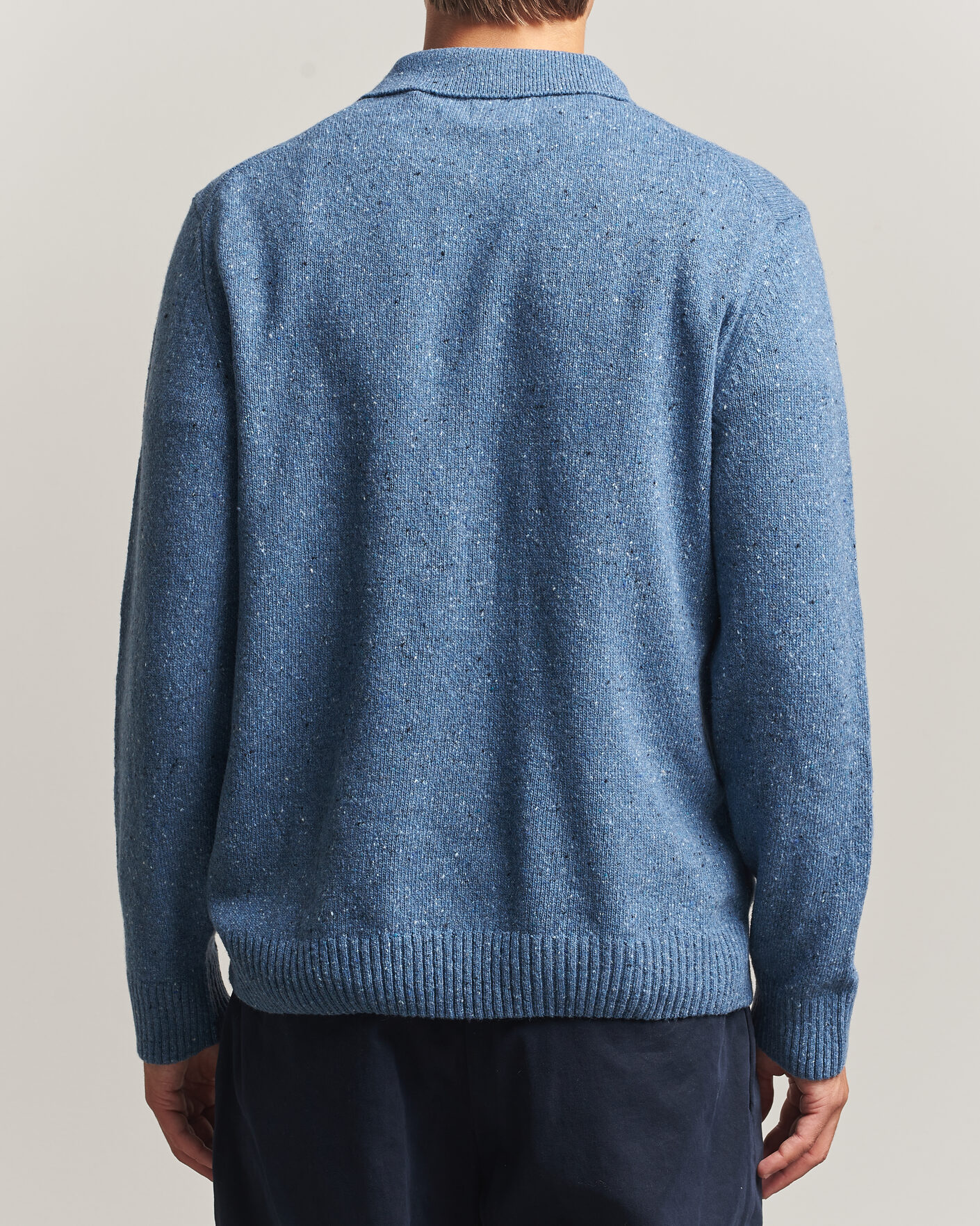 Herre | Trøjer | Gant | Neps Wool Polo Blue Horizon