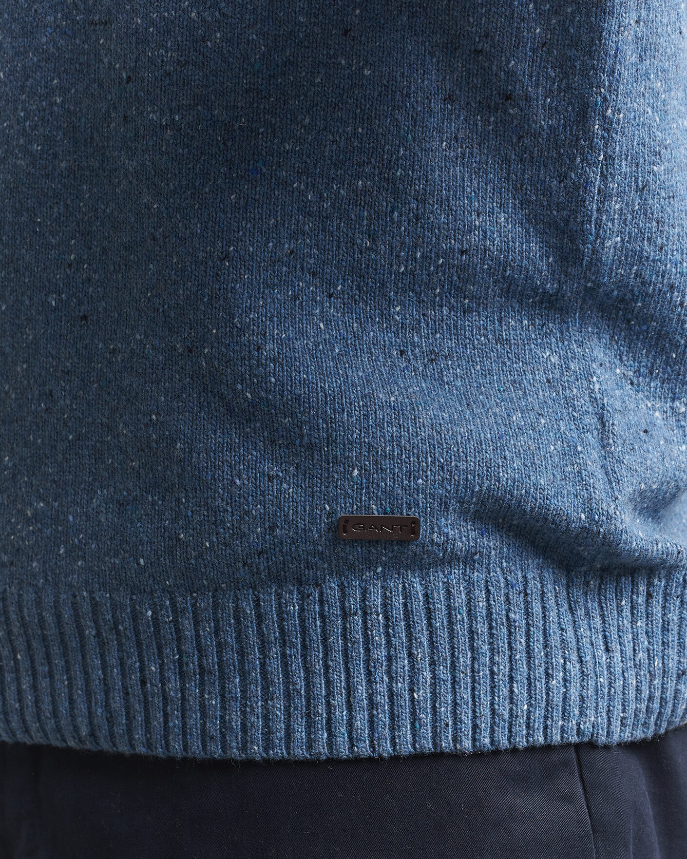 Herre | Trøjer | Gant | Neps Wool Polo Blue Horizon