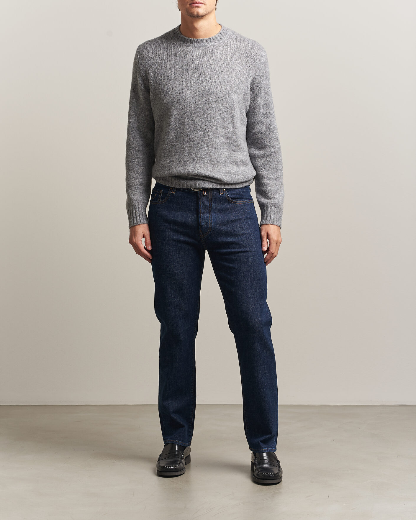 Herre | Jeans | Jacob Cohën | Edos Regular Straight Fit Jeans Dark Blue