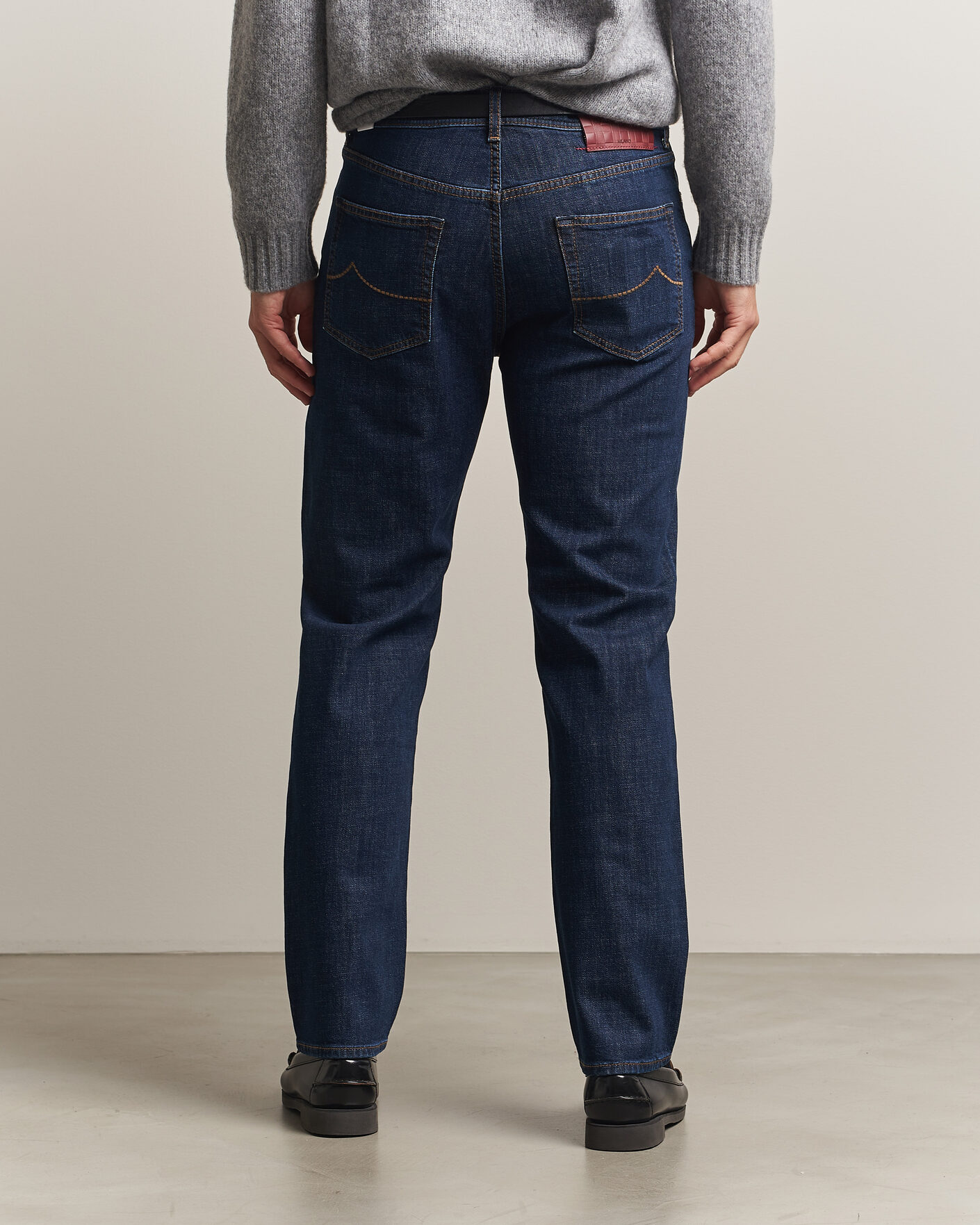 Herre | Jeans | Jacob Cohën | Edos Regular Straight Fit Jeans Dark Blue