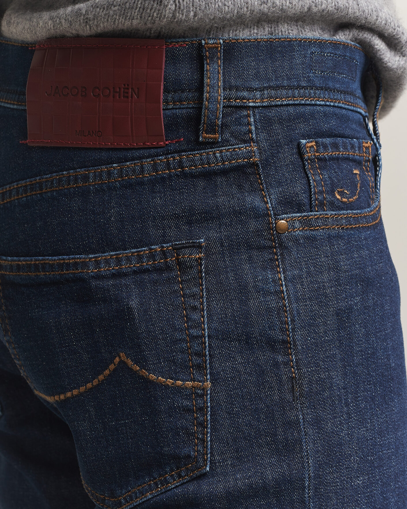 Herre | Jeans | Jacob Cohën | Edos Regular Straight Fit Jeans Dark Blue