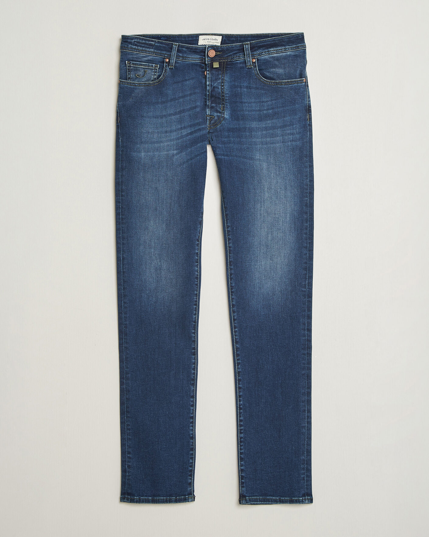 Herre | Jeans | Jacob Cohën | Bard Slim Fit Stretch Jeans Mid Blue