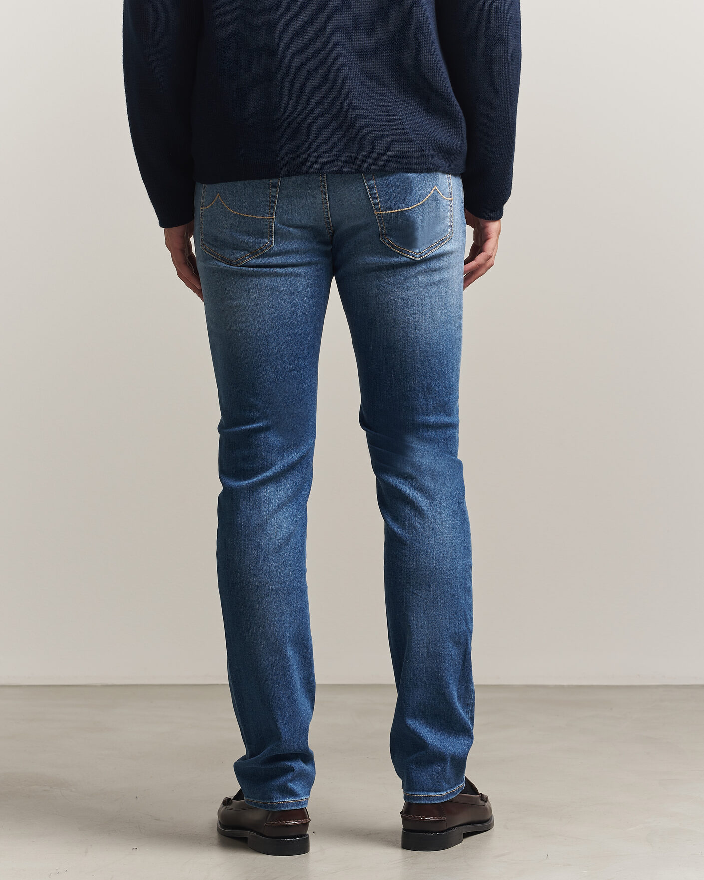 Herre | Jeans | Jacob Cohën | Bard Slim Fit Stretch Jeans Light Blue