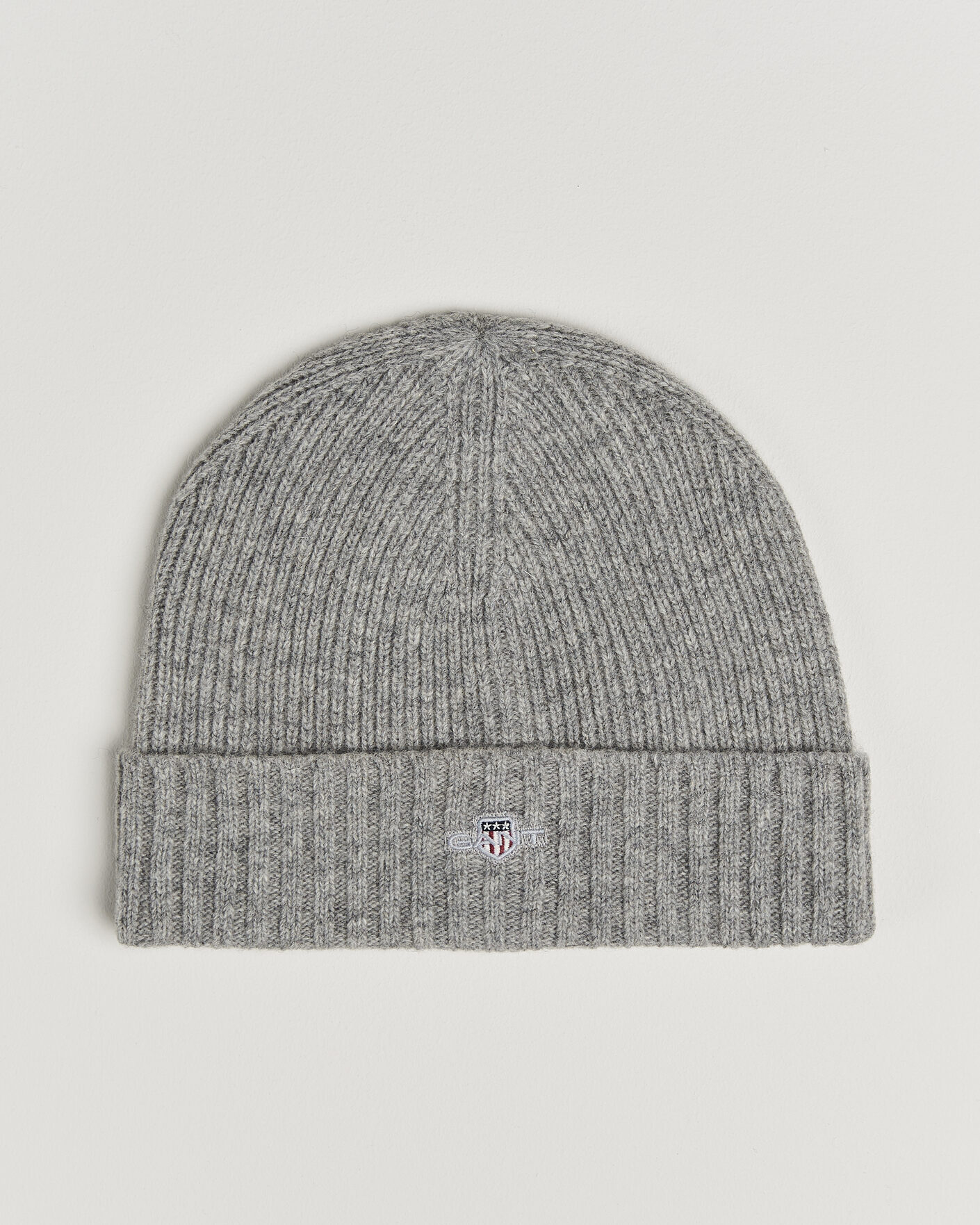 Herre | Huer | Gant | Wool Beanie Grey Melange