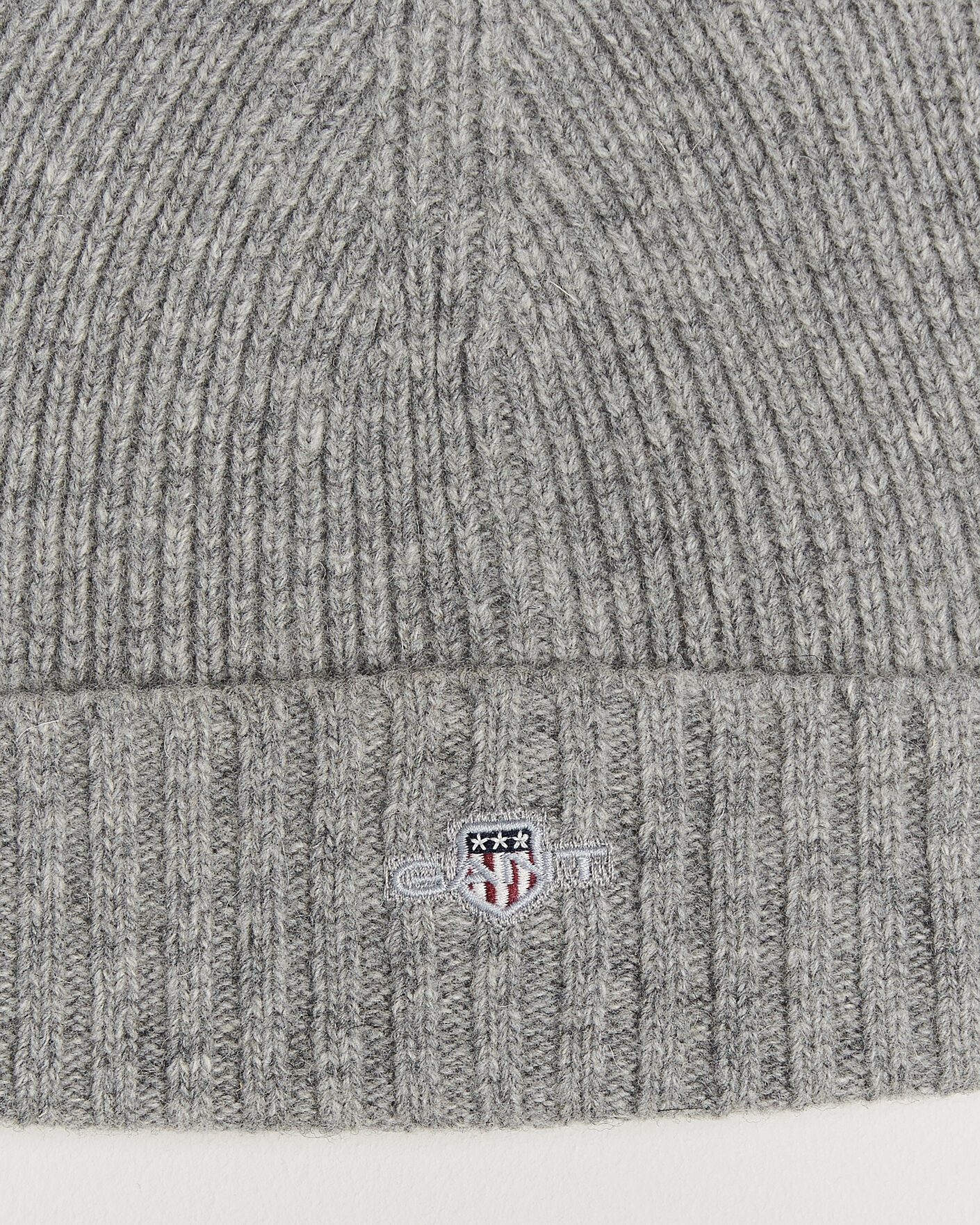 Herre | Huer | Gant | Wool Beanie Grey Melange