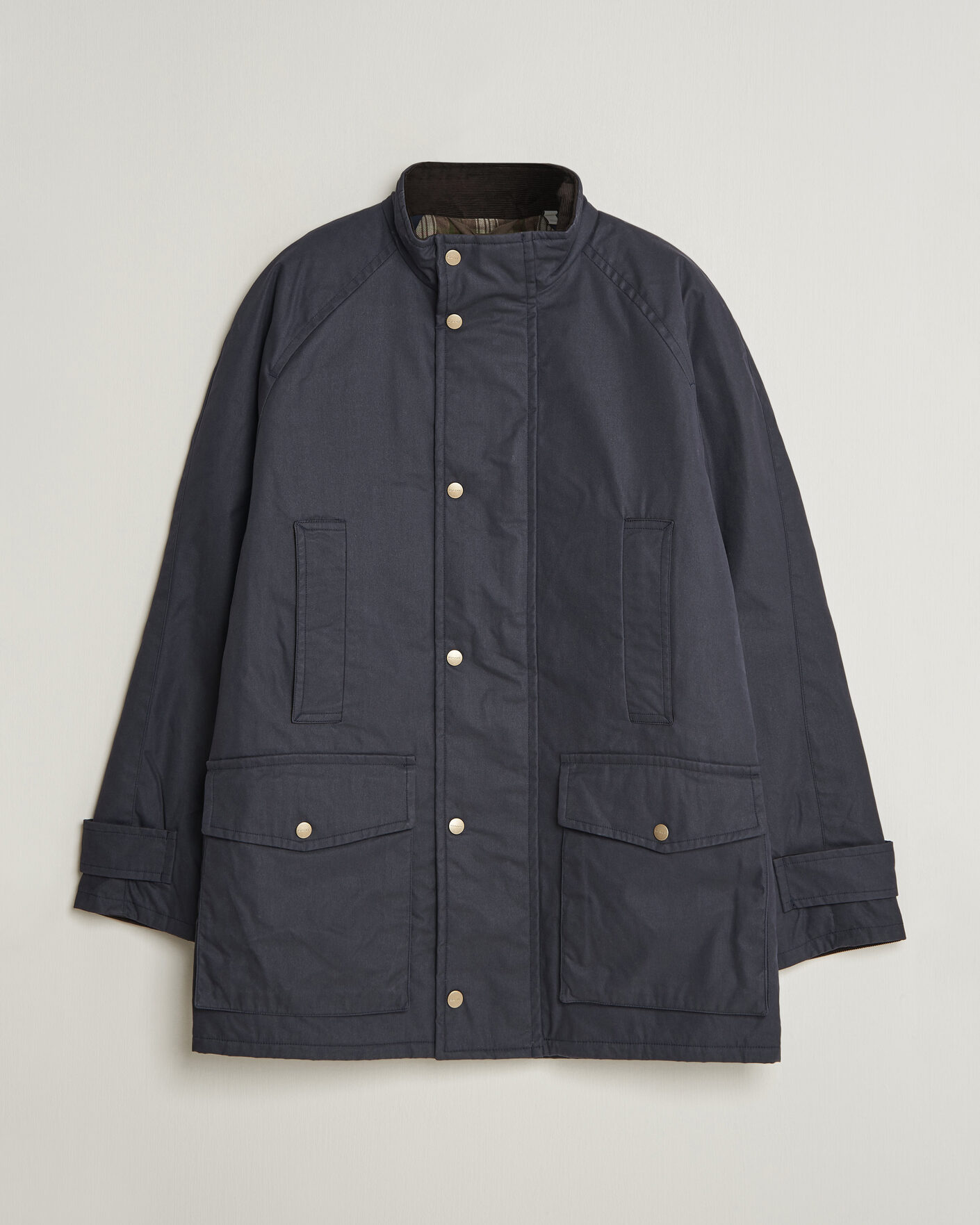 Herre | Jakker | Gant | Waxed Double Decker Jacket Evening Blue