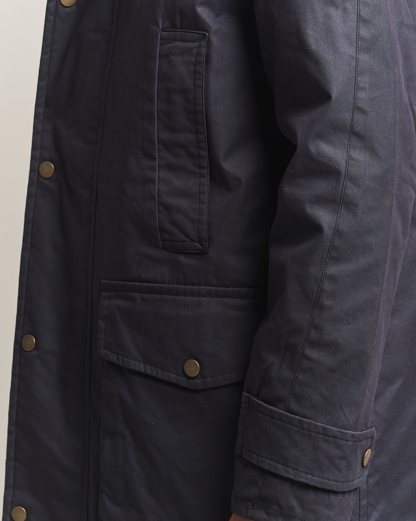 Herre | Jakker | Gant | Waxed Double Decker Jacket Evening Blue
