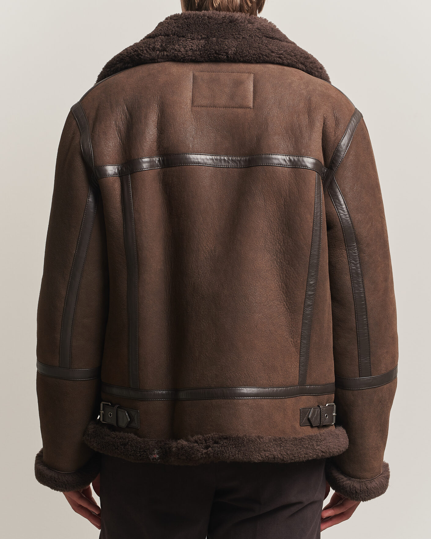 Herre | Jakker | Gant | Classic Shearling Jacket Black Brown