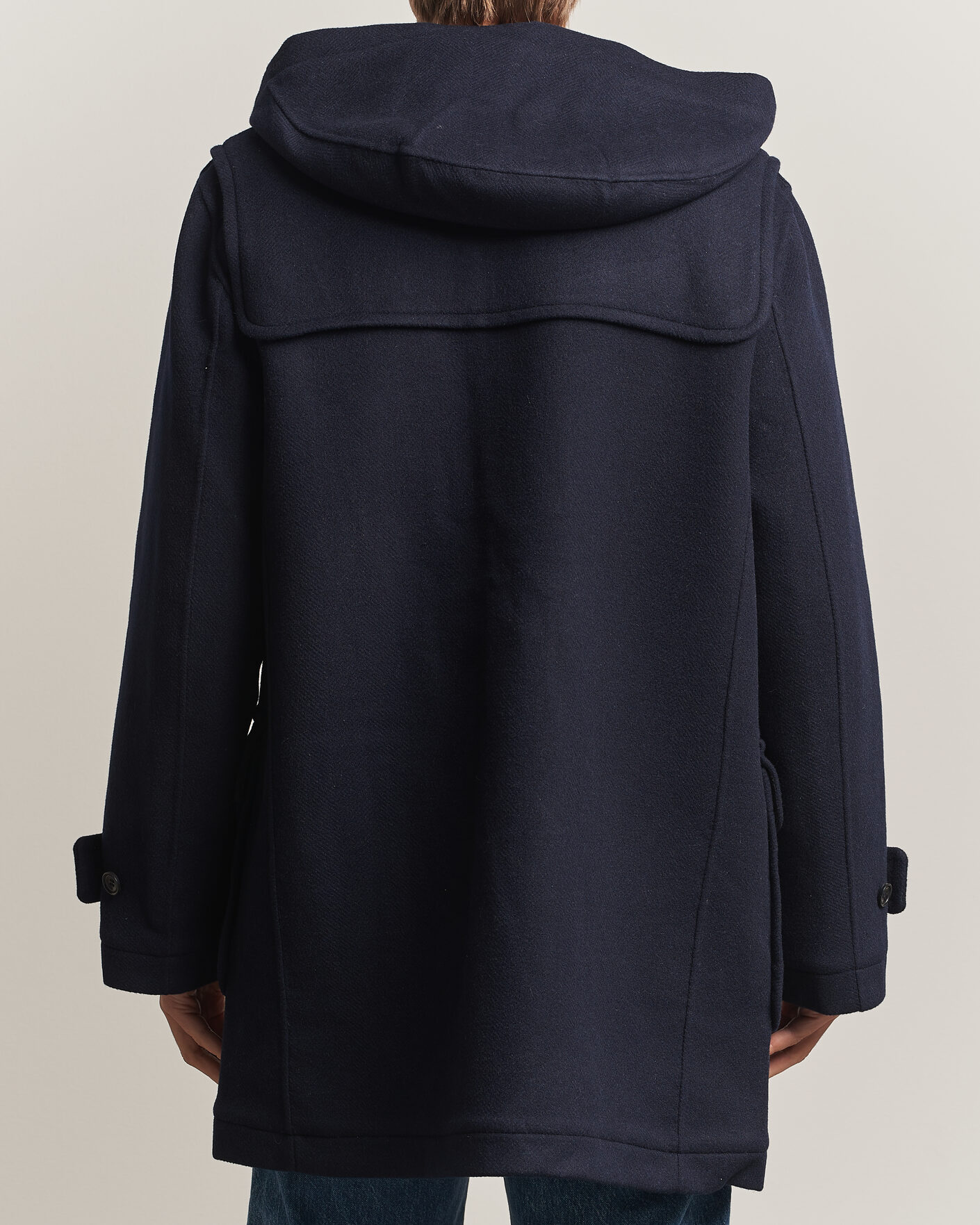 Herre | Jakker | Gant | Classic Wool Duffle Coat Evening Blue