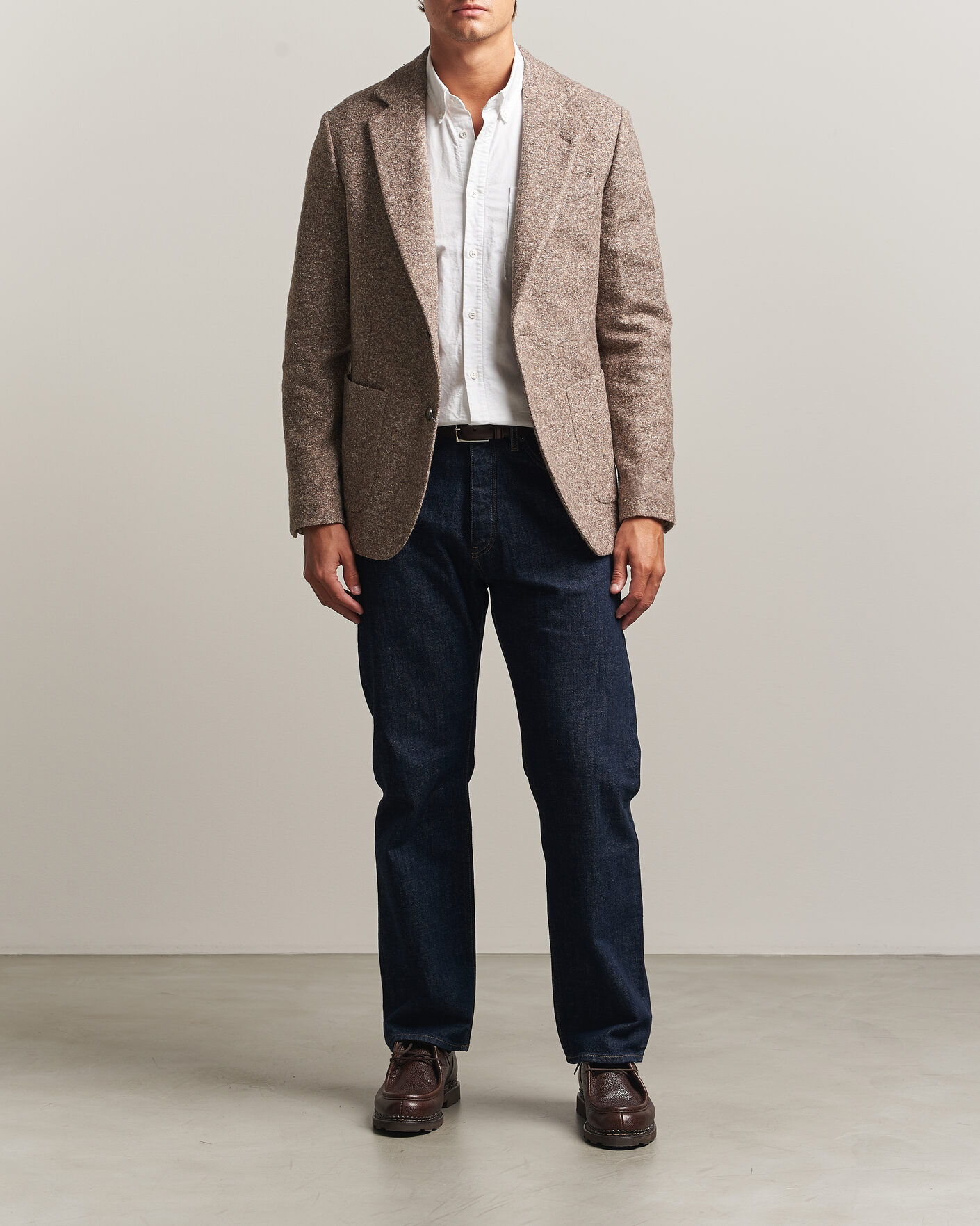Herre | Blazere & jakker | Gant | Wool/Silk Jersey Blazer Clay Beige