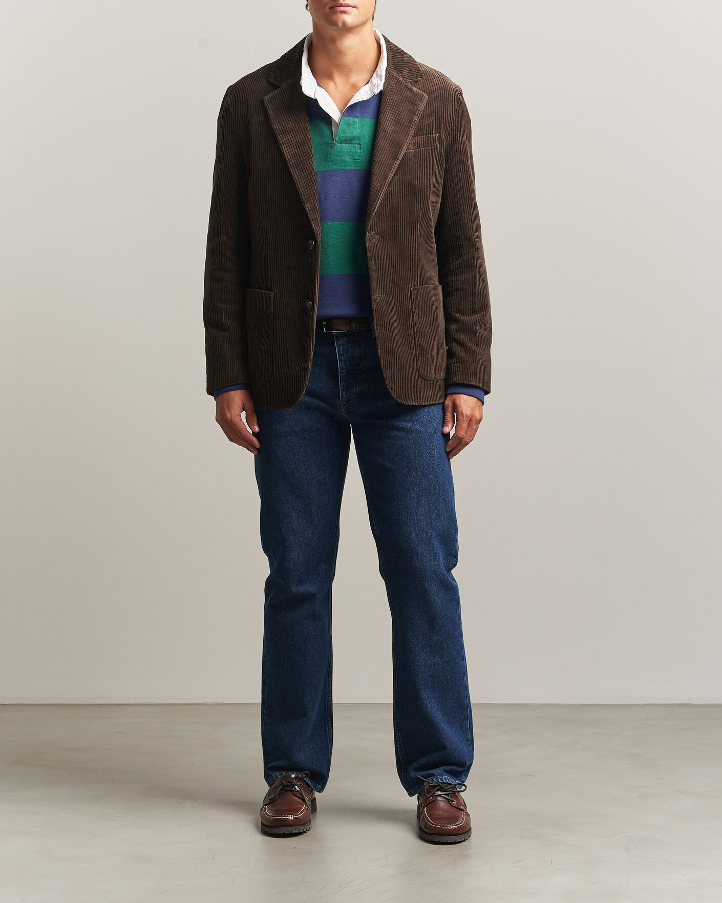 Herre | Blazere & jakker | Gant | Corduroy Blazer Black Brown