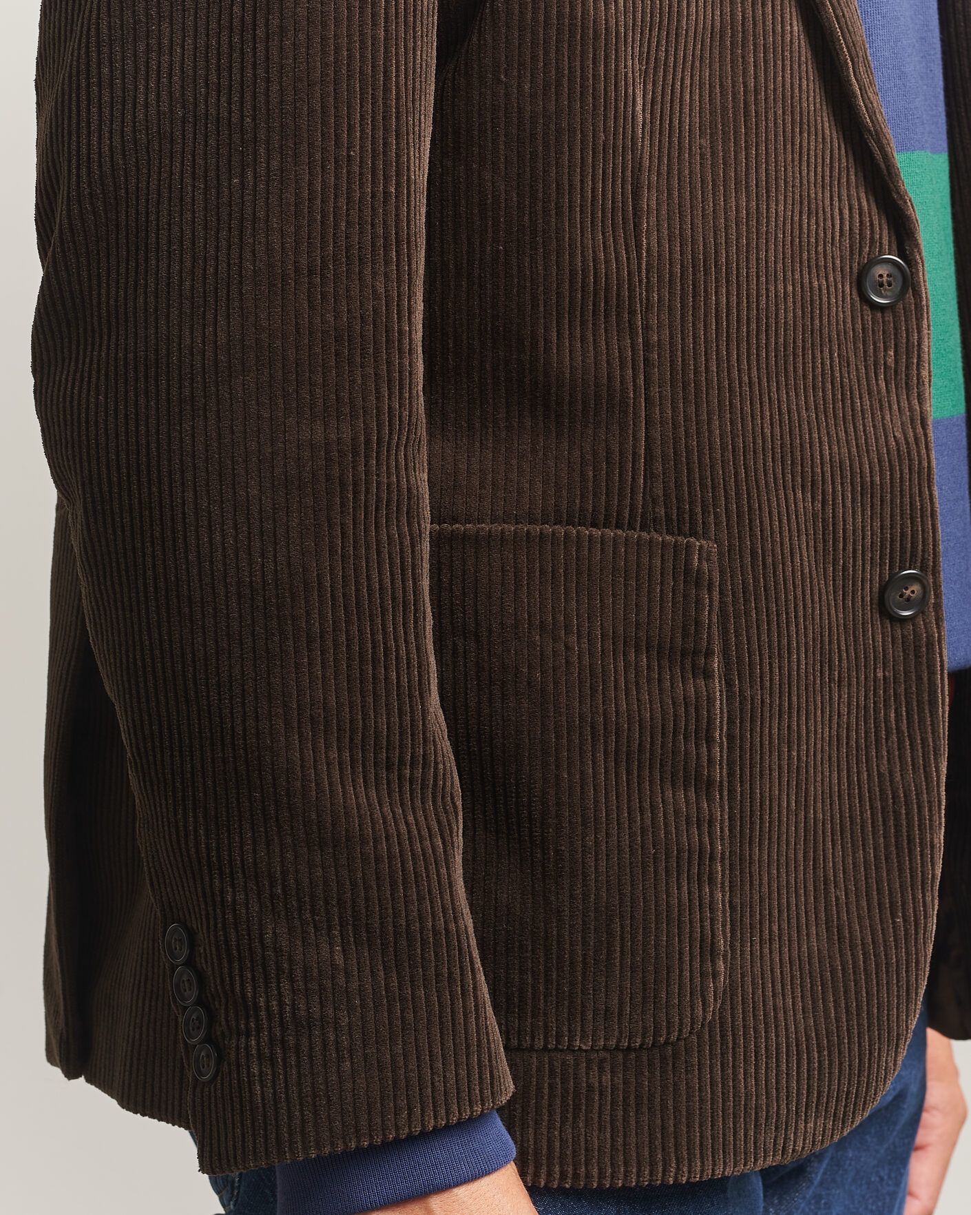 Herre | Blazere & jakker | Gant | Corduroy Blazer Black Brown