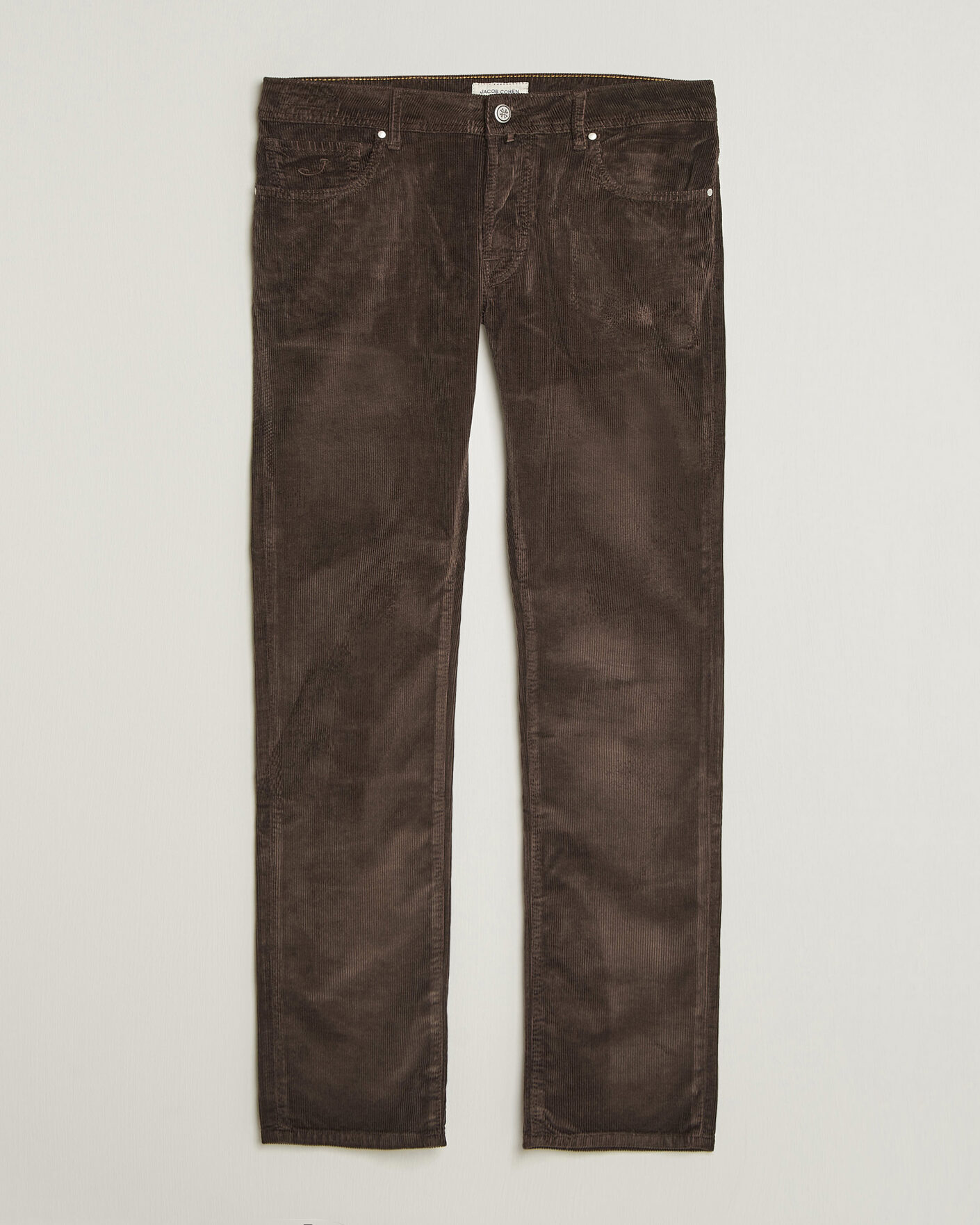 Herre | Bukser | Jacob Cohën | Bard 5-Pocket Medium Corduroy Trousers Brown