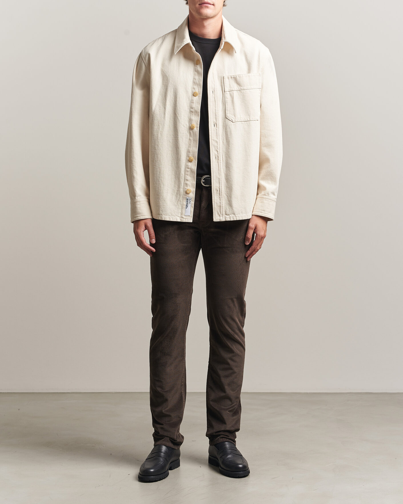 Herre | Bukser | Jacob Cohën | Bard 5-Pocket Medium Corduroy Trousers Brown