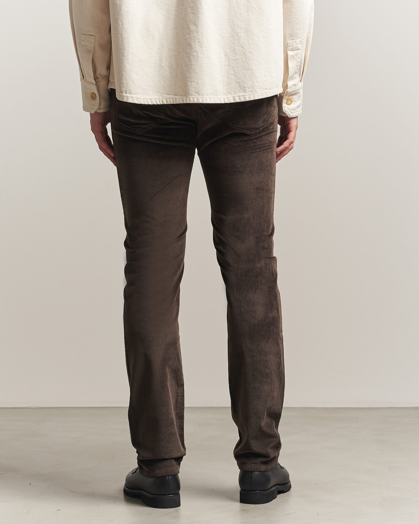 Herre | Bukser | Jacob Cohën | Bard 5-Pocket Medium Corduroy Trousers Brown