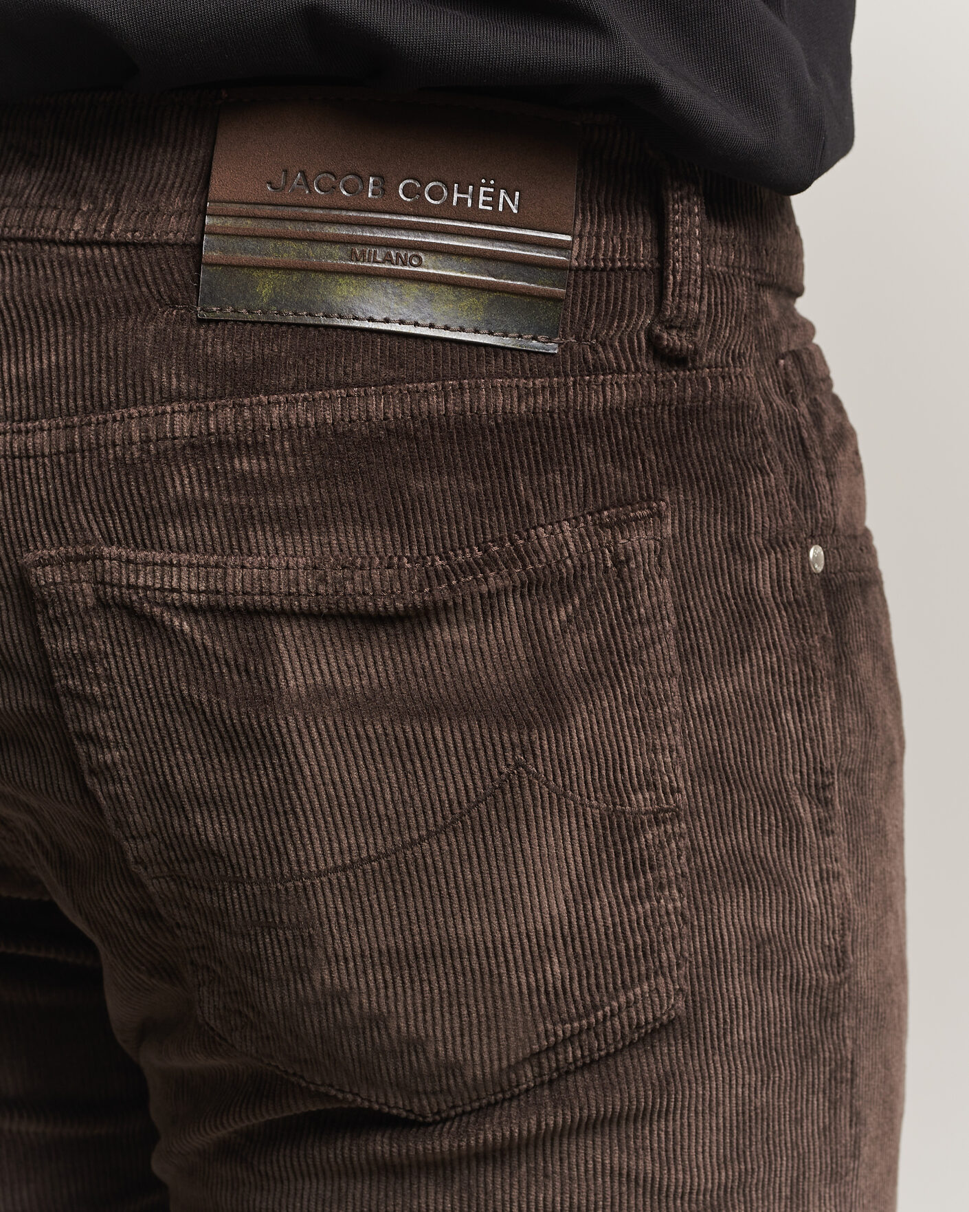 Herre | Bukser | Jacob Cohën | Bard 5-Pocket Medium Corduroy Trousers Brown