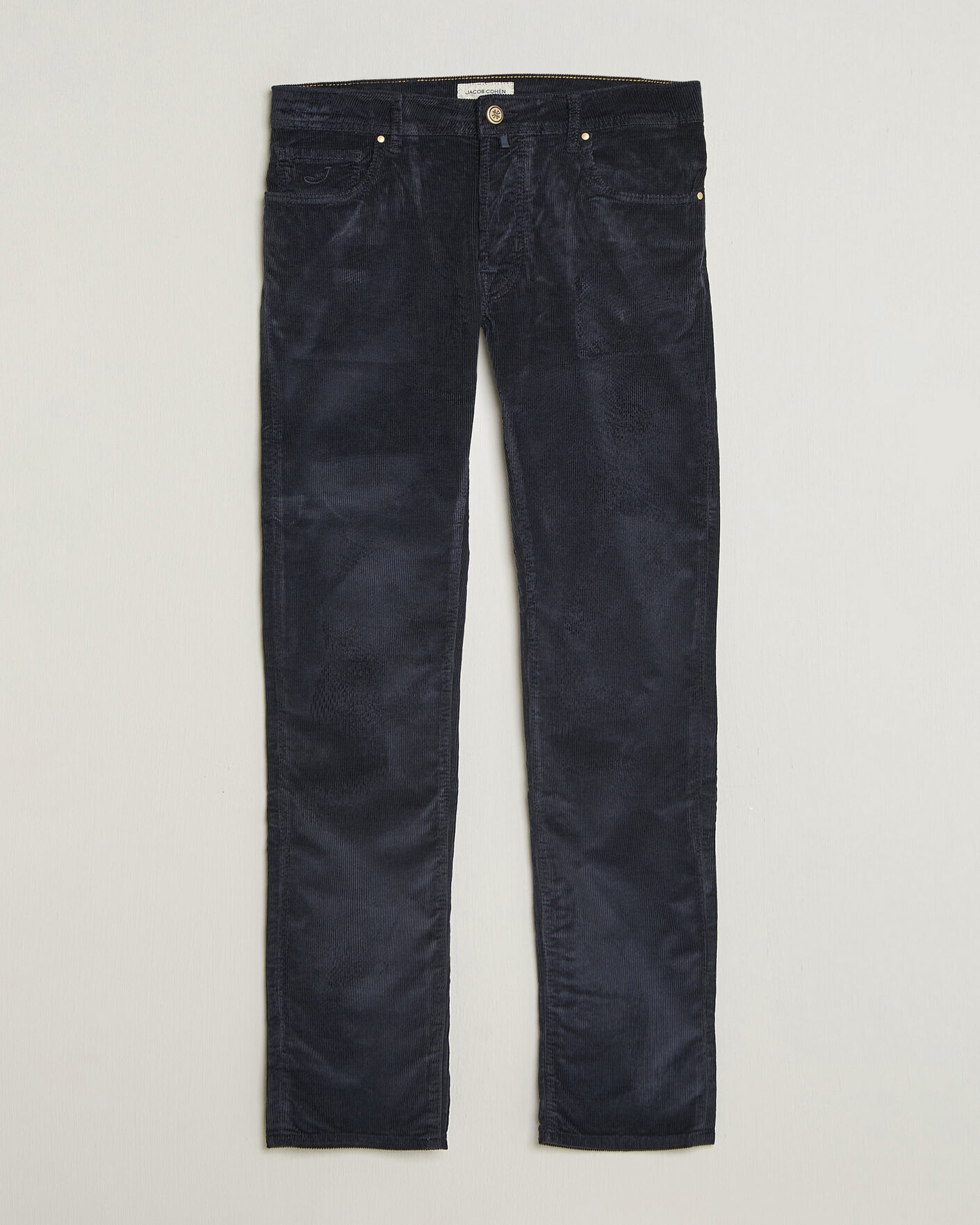 Herre | Bukser | Jacob Cohën | Bard 5-Pocket Medium Corduroy Trousers Navy