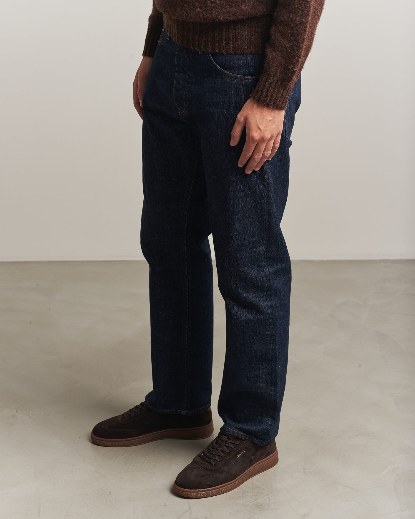 Herre | Sneakers | Gant | Cuzmo Suede Sneaker Dark Brown
