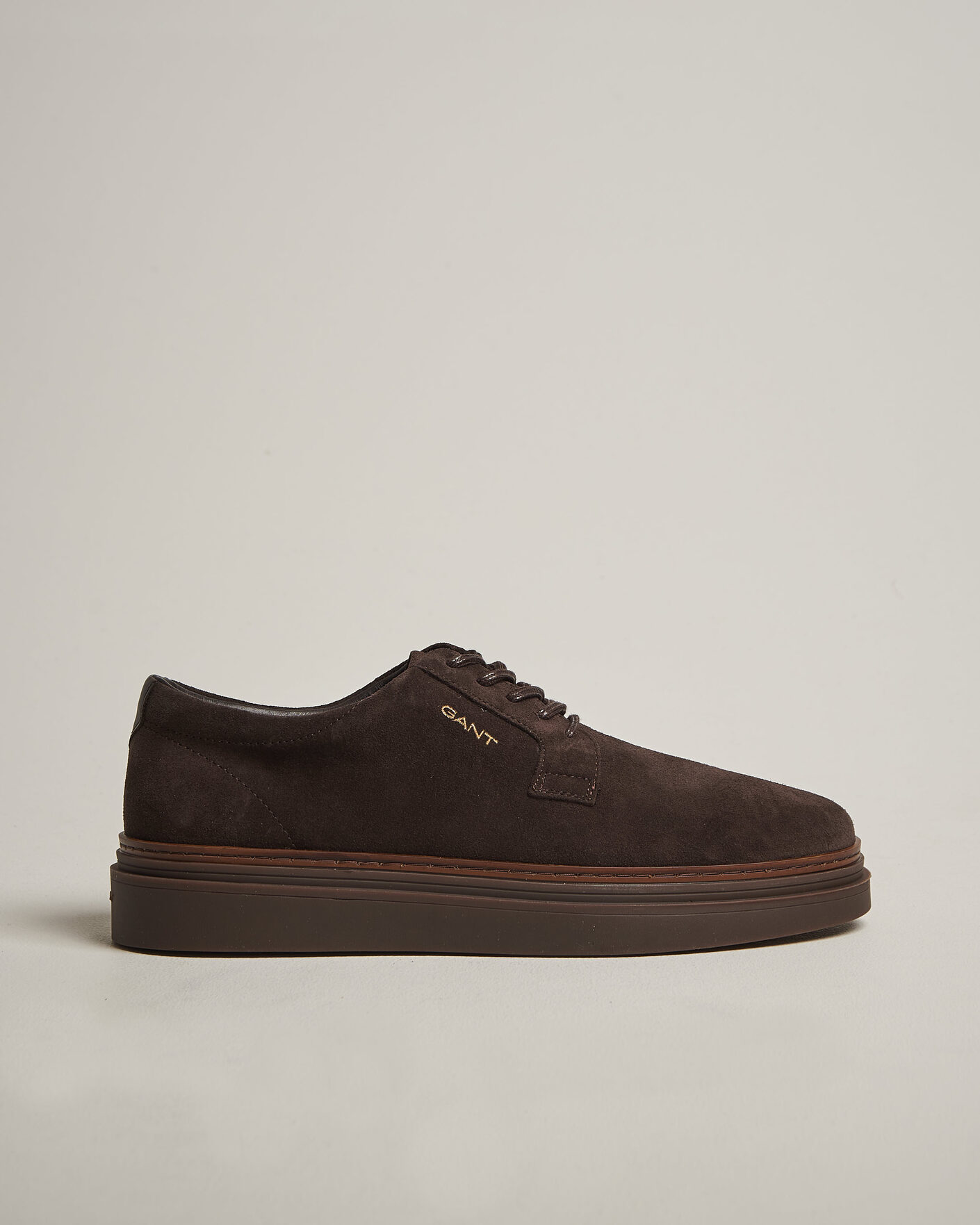 Herre | Sneakers | Gant | Kinzoon Suede Derby Sneaker Espresso Brown