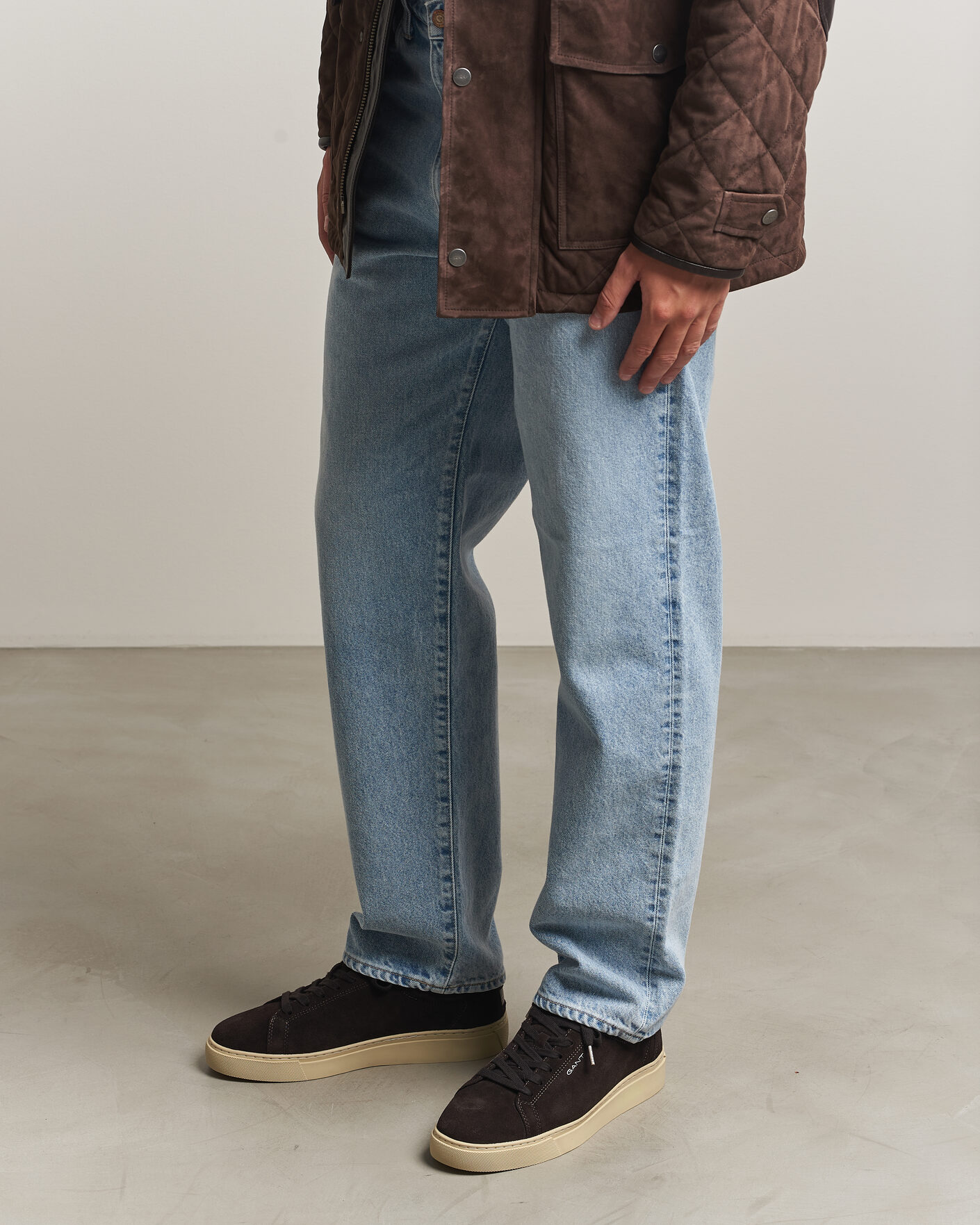 Herre | Sneakers | Gant | Mc Julien Suede Sneaker Dark Brown