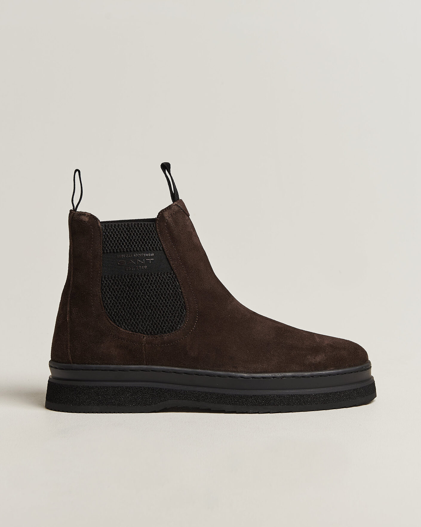 Herre | Støvler | Gant | Blistown Shearling Suede Chelsea Boot Espresso Brown