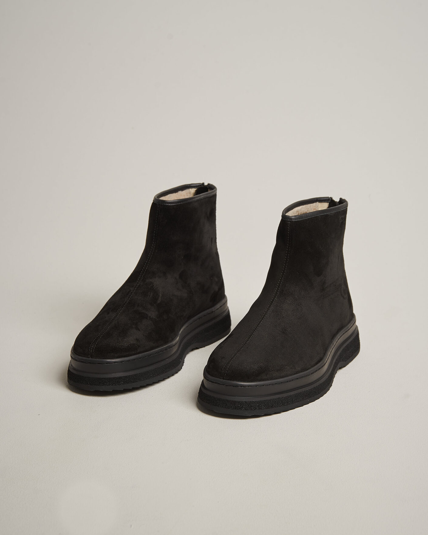 Herre | Støvler | Gant | Blistown Shearling Suede Curling Boot Black