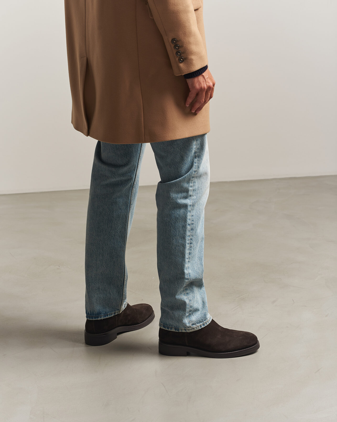 Herre | Støvler | Gant | Prepdale Suede Chelsea Boot Espresso Brown